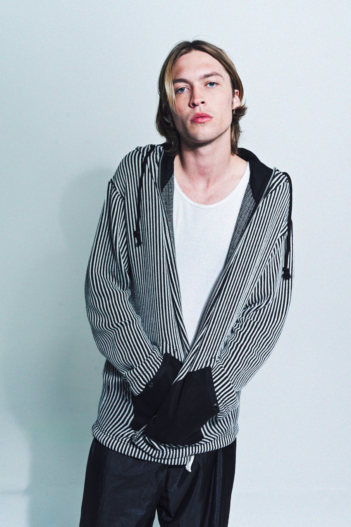 JUNYA WATANABE | STRIPED HOODIE - MAXFIELD LA