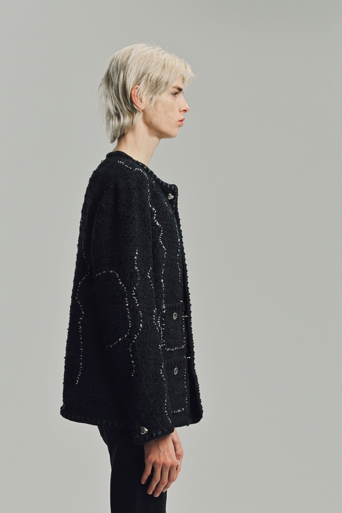 READYMADE | TWEED HOBO JACKET