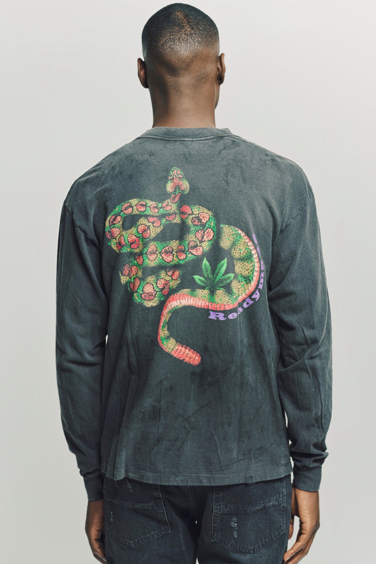 READYMADE | SNAKE LONG SLEEVE TEE - MAXFIELD LA