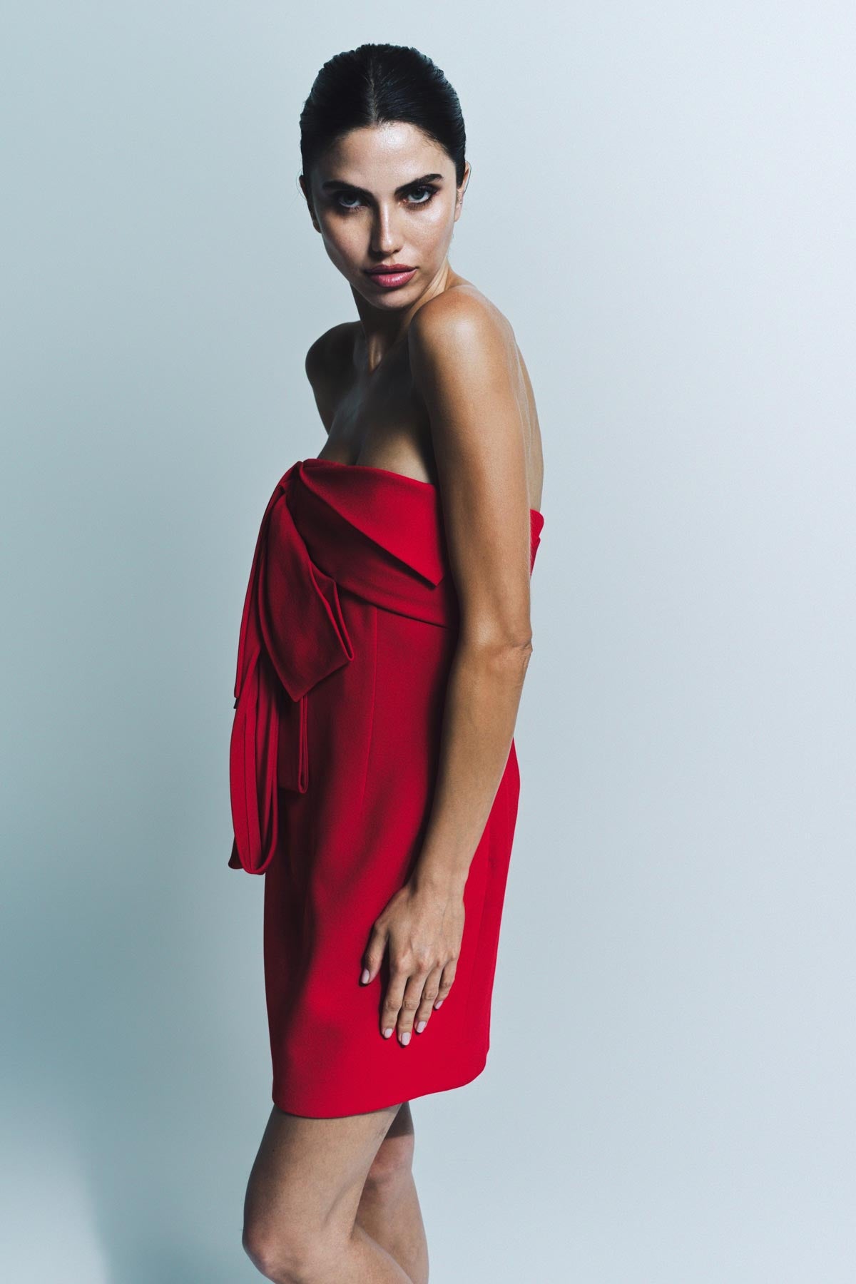 GIVENCHY | BUSTIER DRESS WITH OVERSIZED BOW - MAXFIELD LA