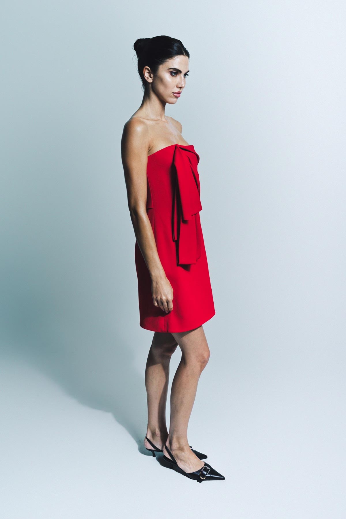 GIVENCHY | BUSTIER DRESS WITH OVERSIZED BOW - MAXFIELD LA