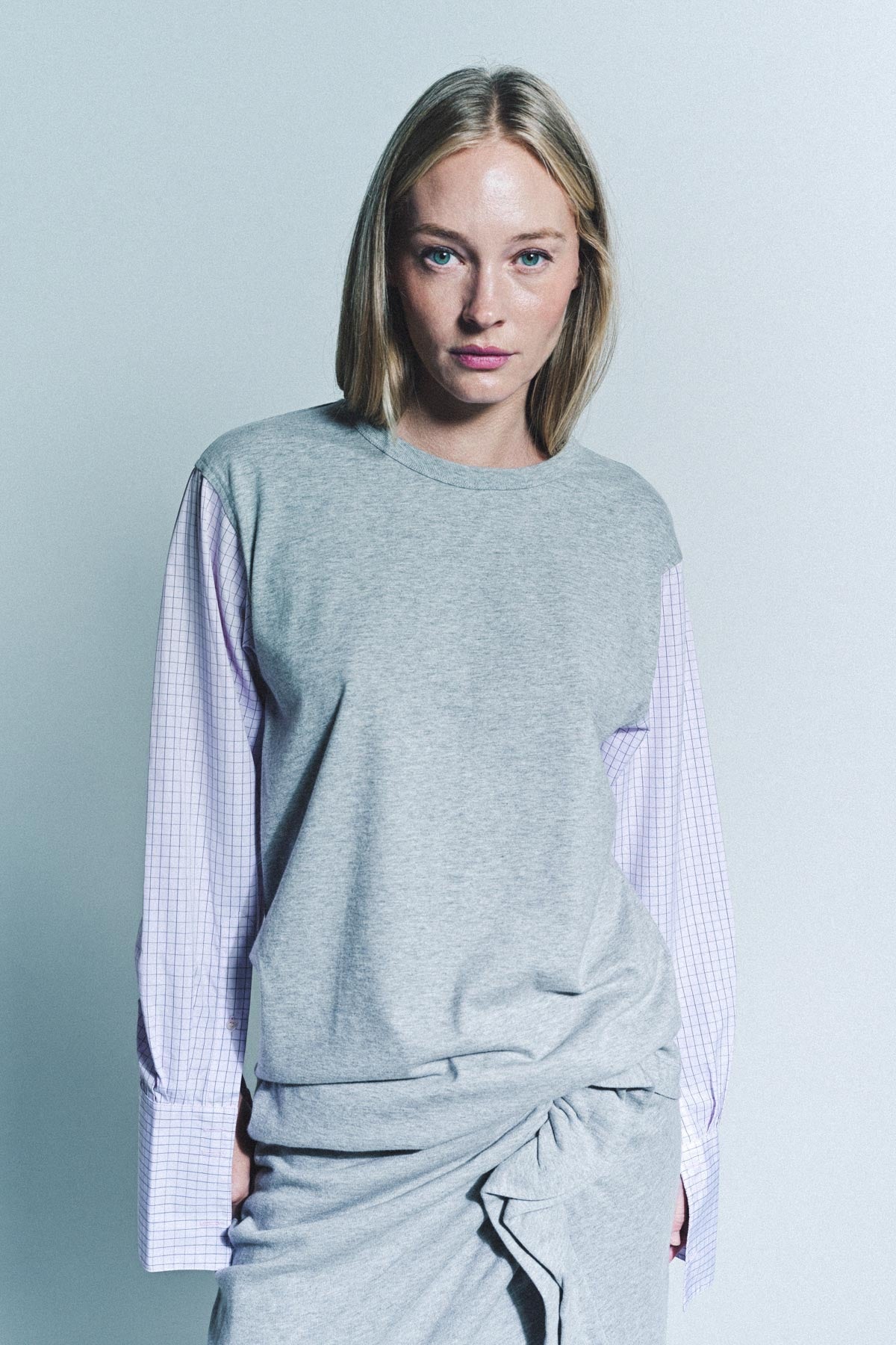 DRIES VAN NOTEN | CONTRAST SLEEVES T-SHIRT - MAXFIELD LA