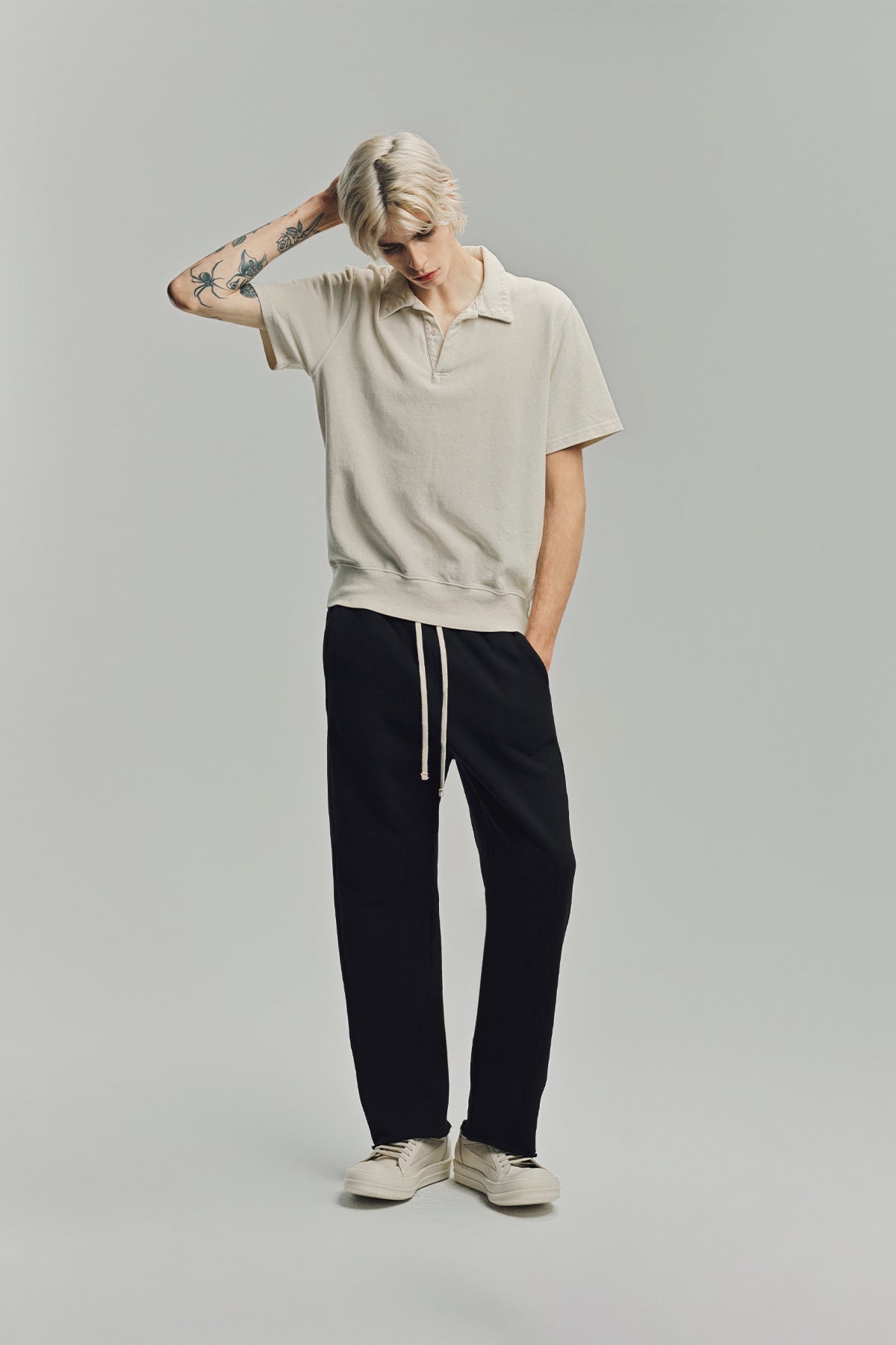 LES TIEN | PIQUÉ SHORT SLEEVE TENNIS POLO