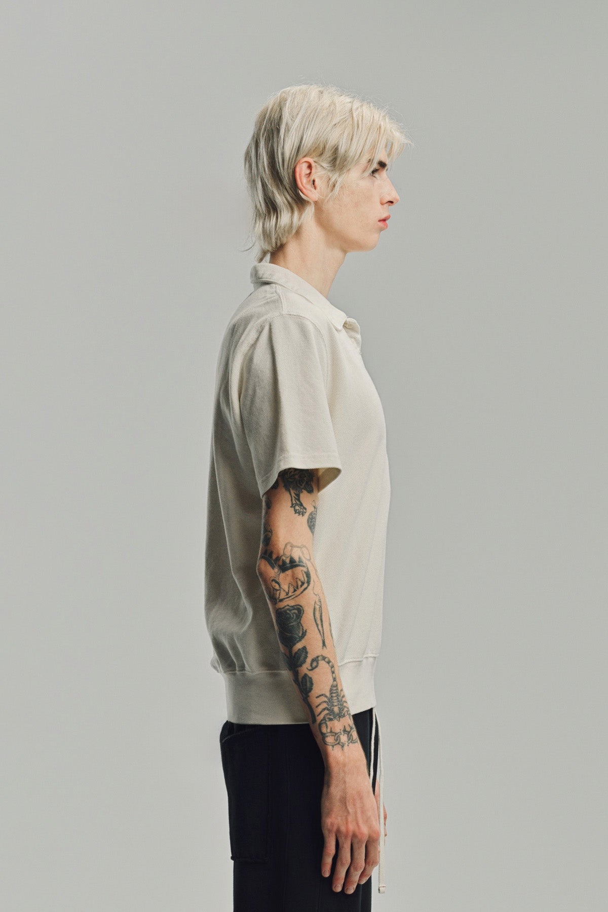 LES TIEN | PIQUÉ SHORT SLEEVE TENNIS POLO