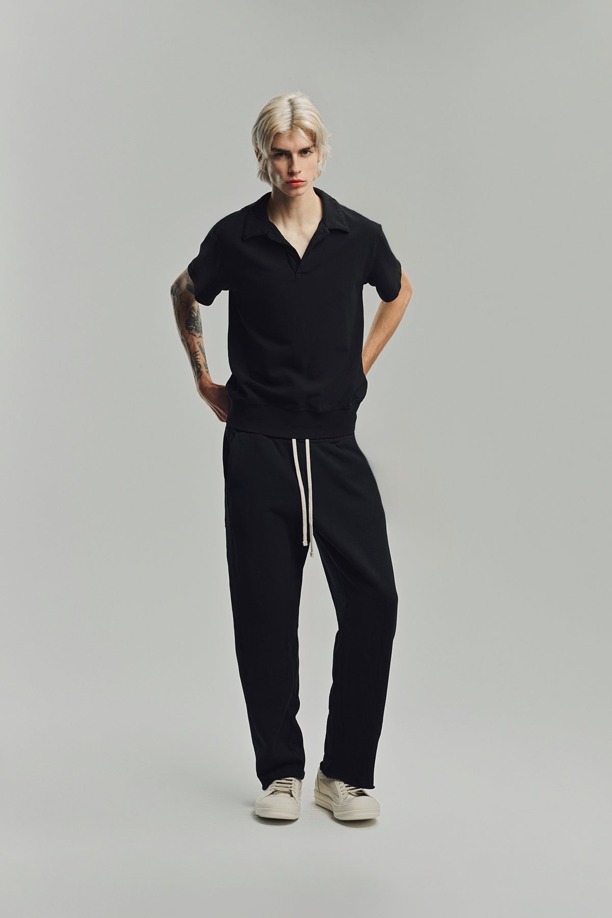 LES TIEN | PIQUÉ SHORT SLEEVE TENNIS POLO