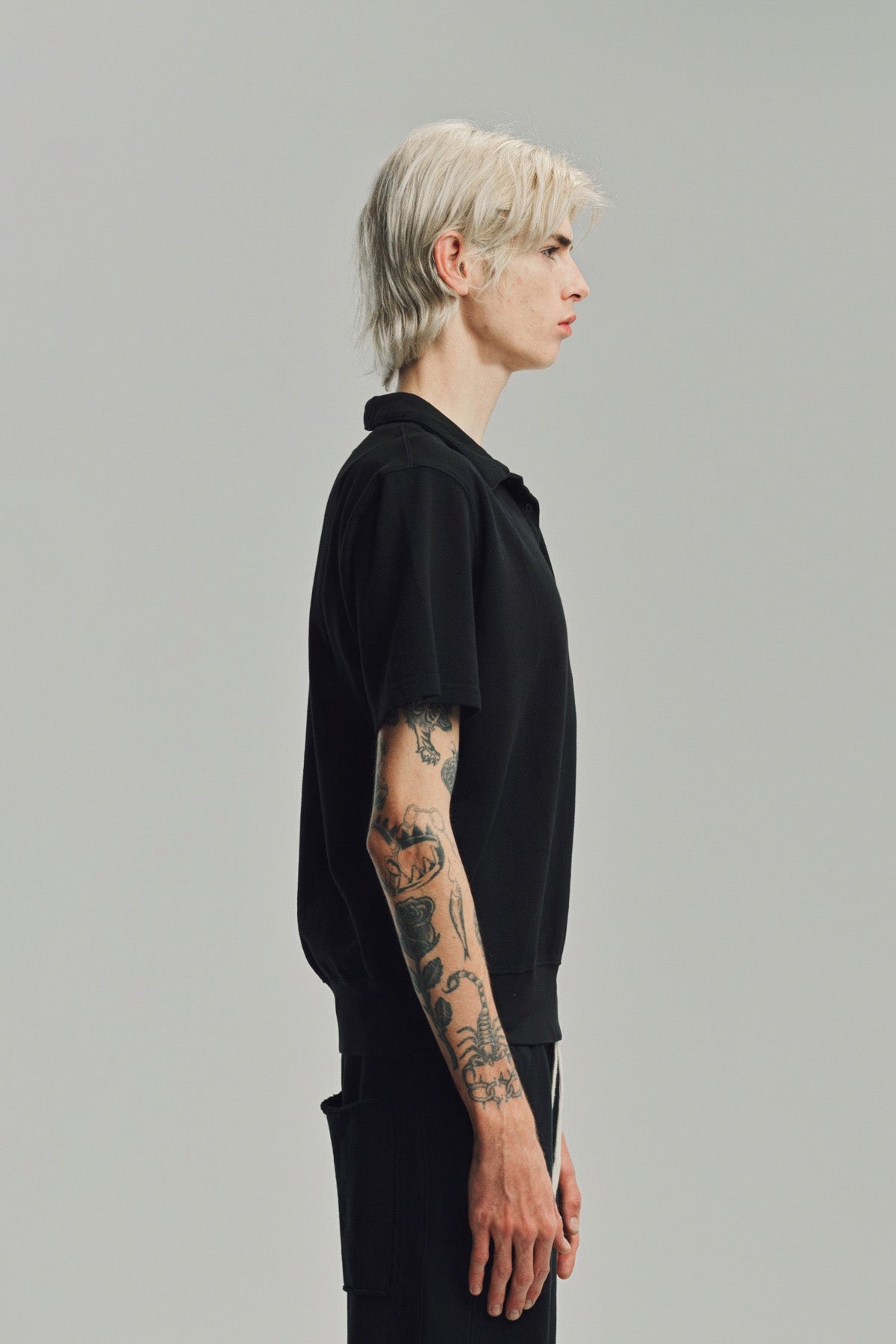 LES TIEN | PIQUÉ SHORT SLEEVE TENNIS POLO