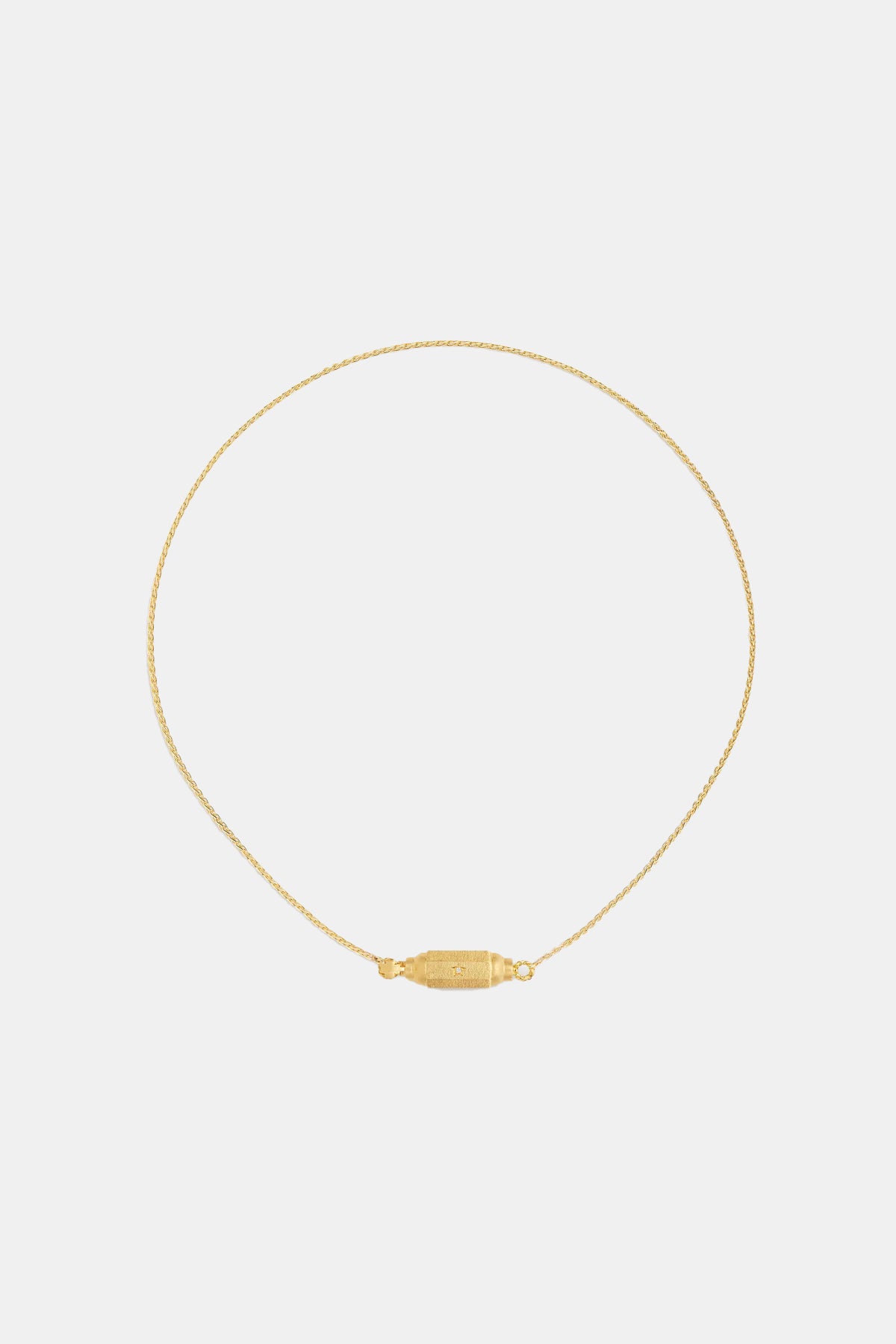 MARIE LICHTENBERG | 18K GOLD MICRO COCO DIAMONDS LOCKET NECKLACE