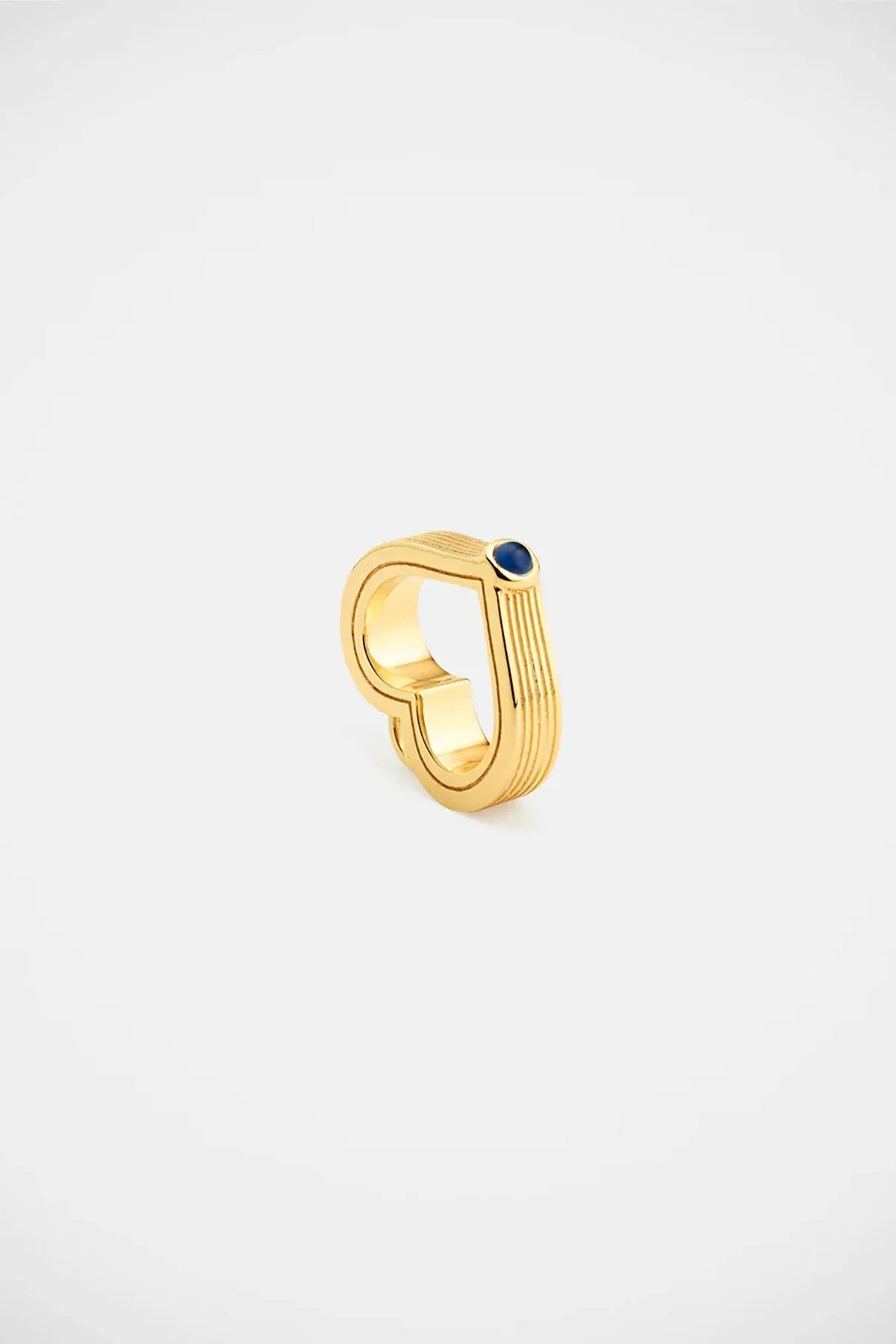 MARIE LICHTENBERG | 18K GOLD BABY CHARM HEART EARRING