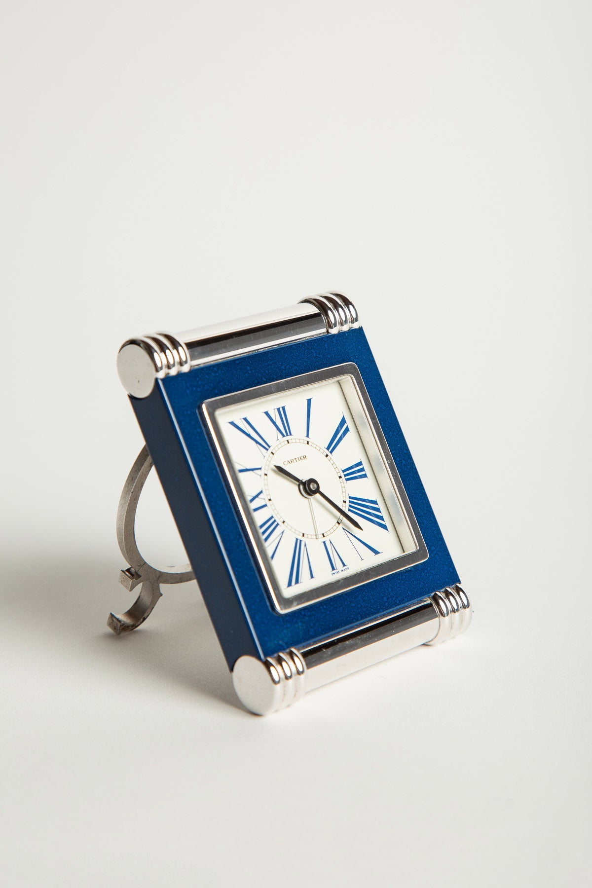 CARTIER | VINTAGE LAPIS LAZULI TRAVEL CLOCK - MAXFIELD LA