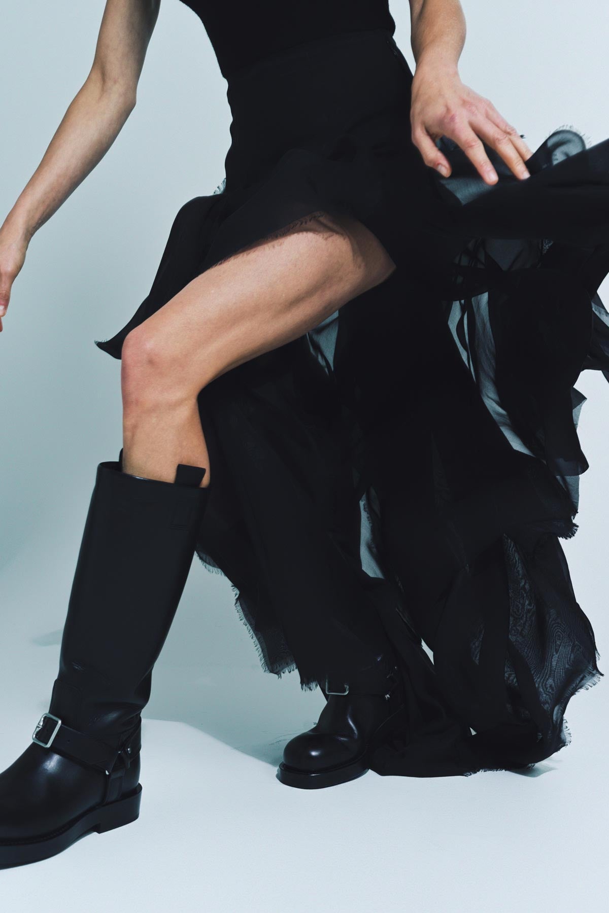 ANN DEMEULEMEESTER | SAGA X-LONG SKIRT - MAXFIELD LA
