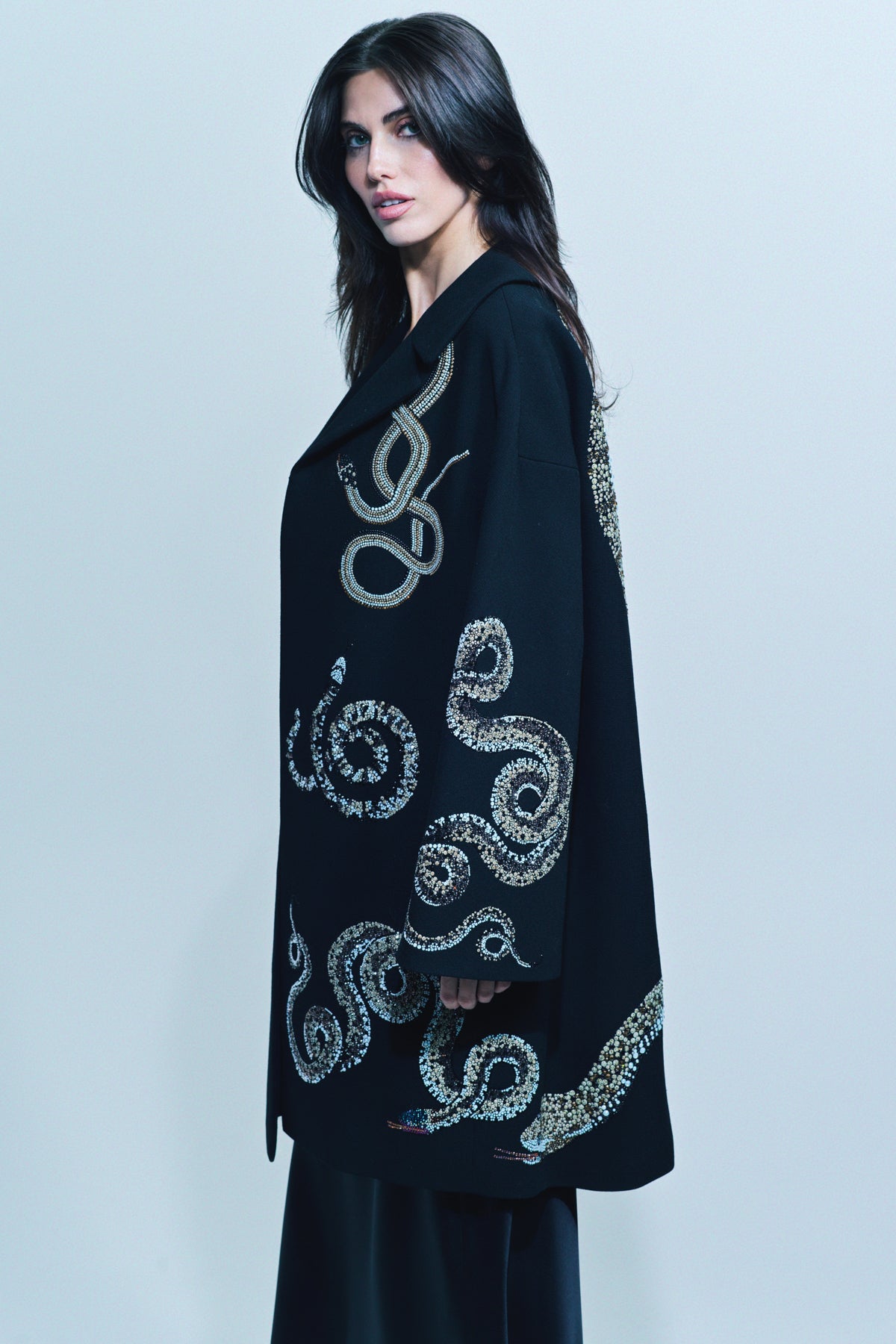 LIBERTINE | ‘REPTILIAN’ BRUGES COAT - MAXFIELD LA