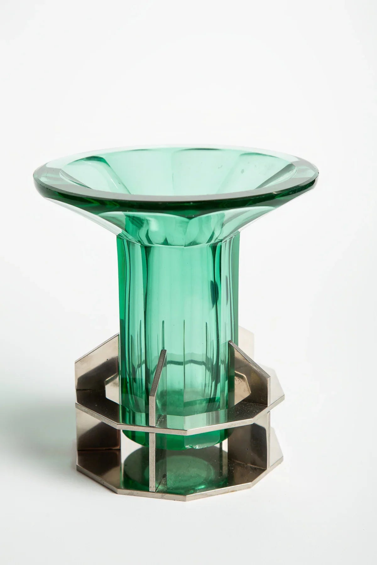 JEAN BORIS-LACROIX & MARCEL GOUPY | 1930's GLASS VASE