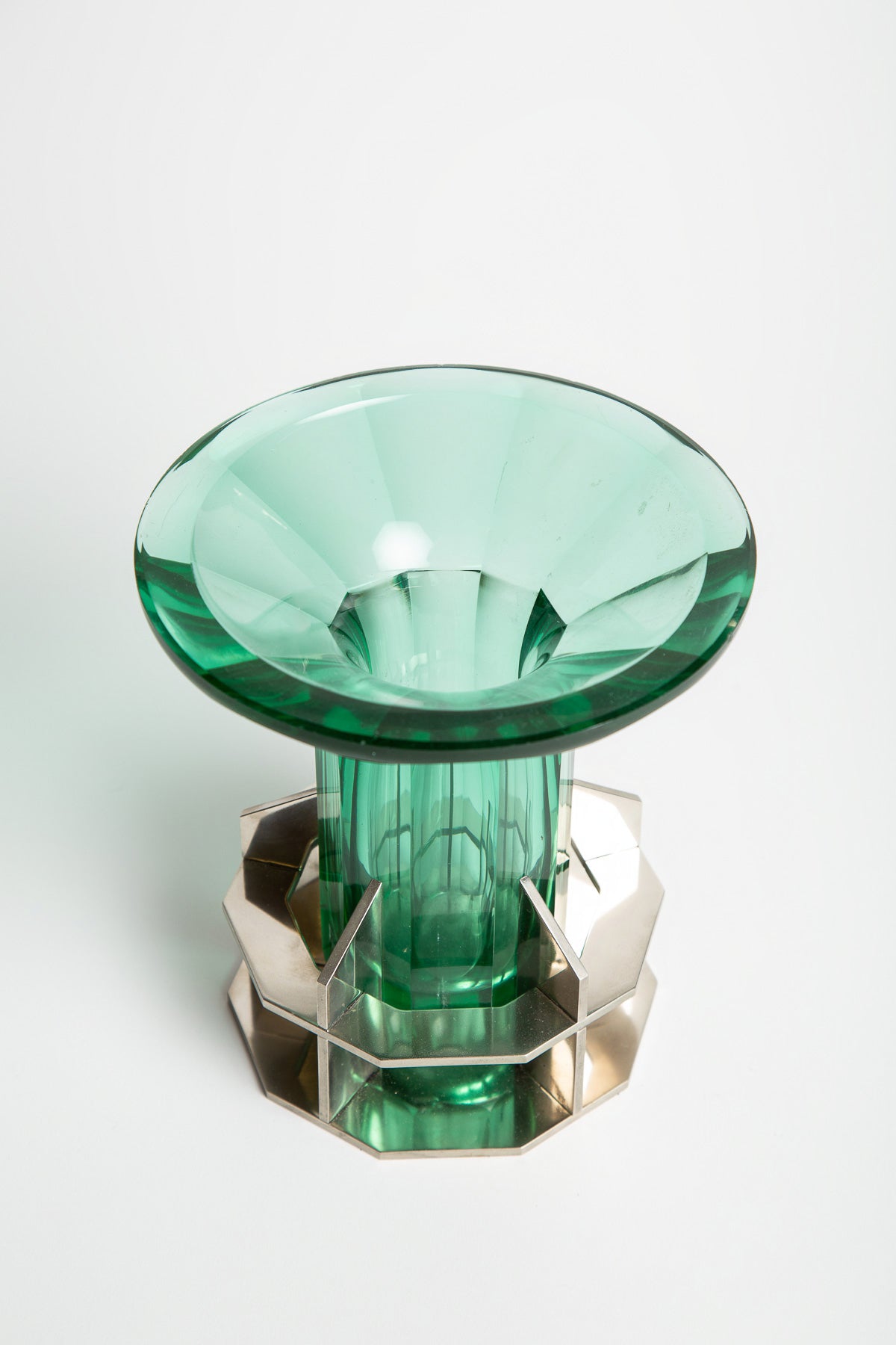 JEAN BORIS-LACROIX & MARCEL GOUPY | 1930's GLASS VASE - MAXFIELD LA