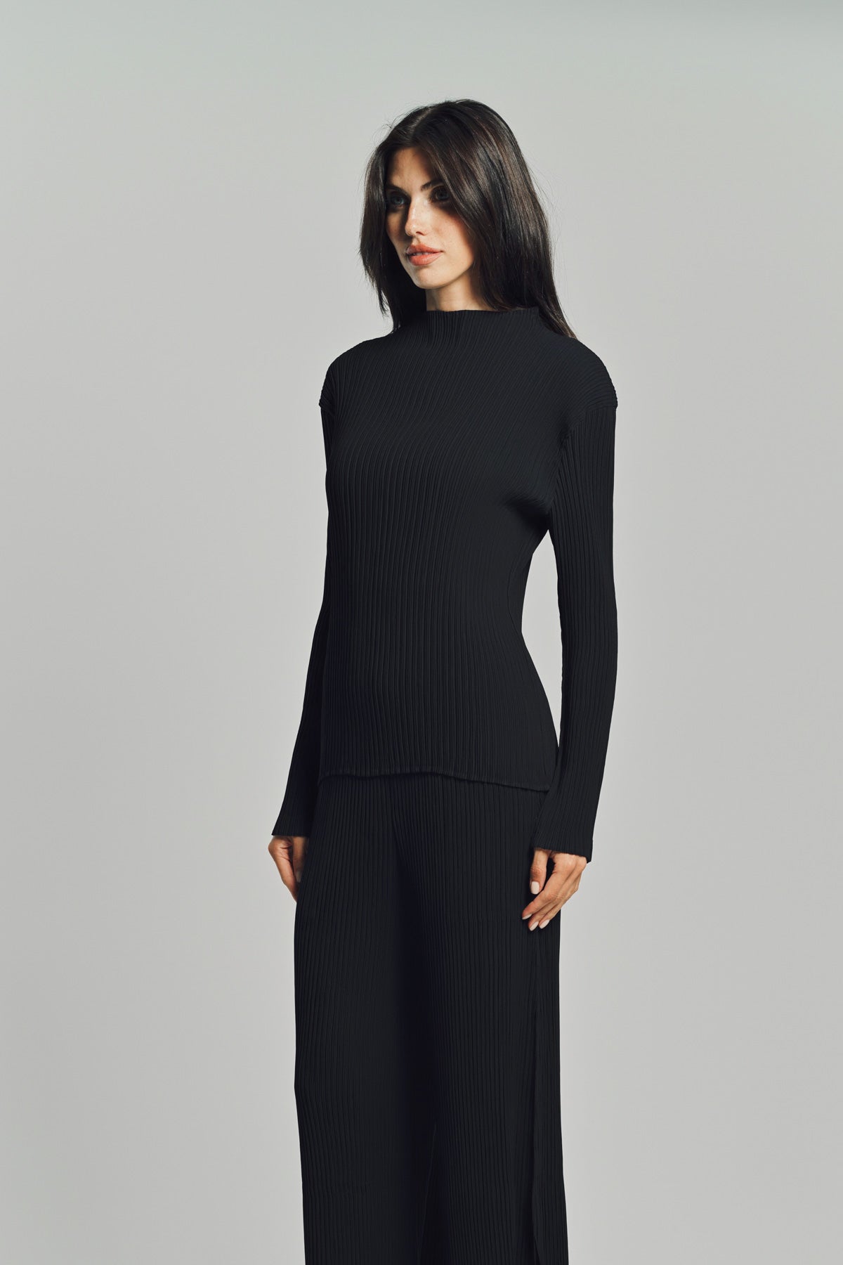 ISSEY MIYAKE | HATCHING PLEATED SHIRT