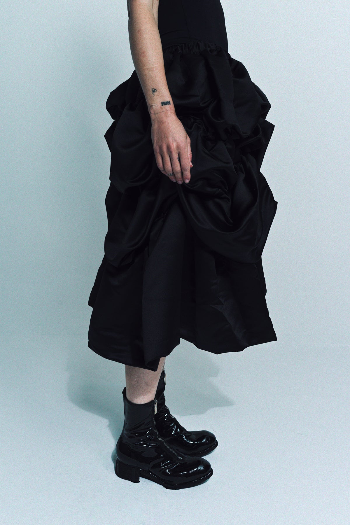 COMME DES GARCONS | SATIN THICK SKIRT - MAXFIELD LA