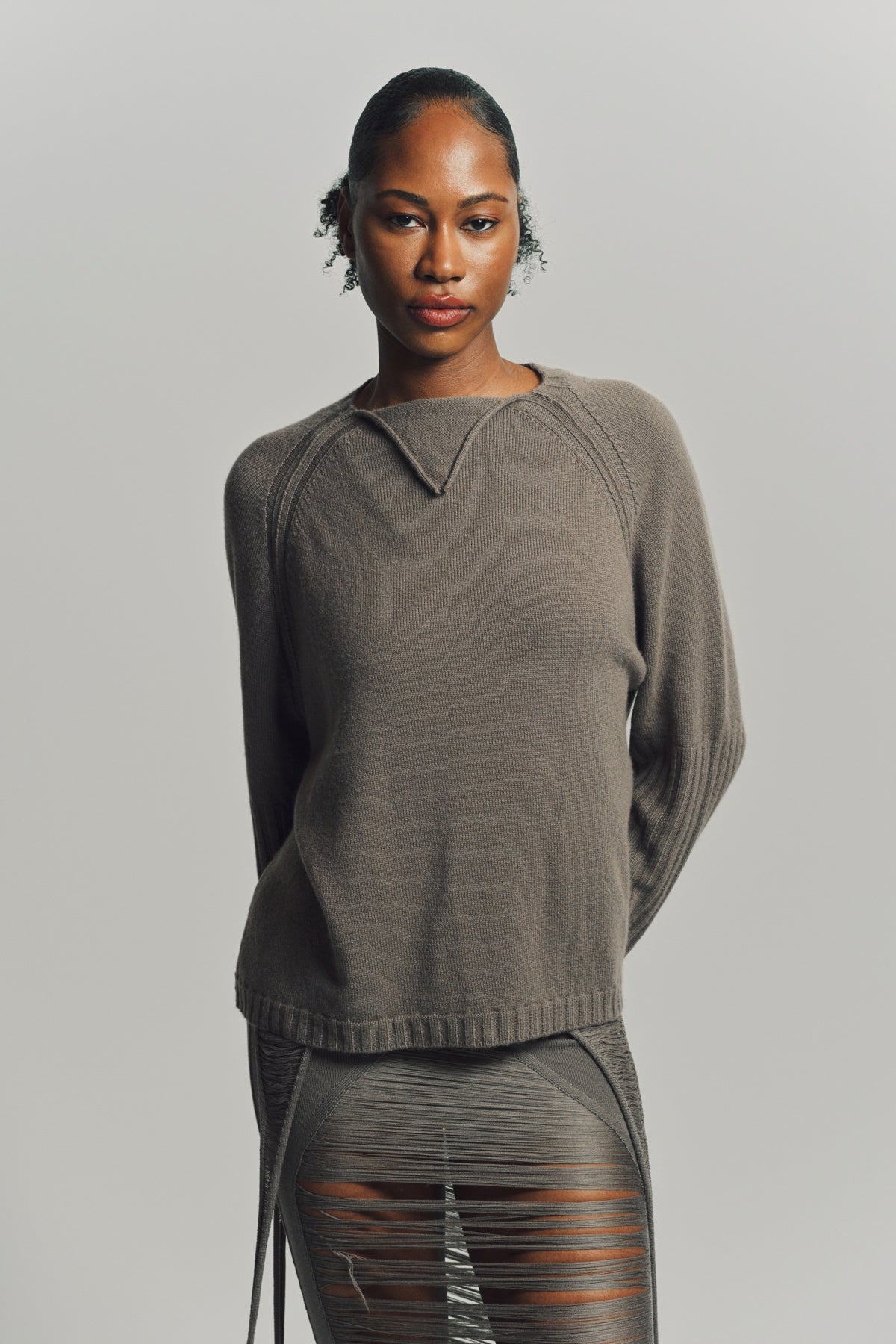RICK OWENS | JUMBO CREWNECK SWEATER - MAXFIELD LA