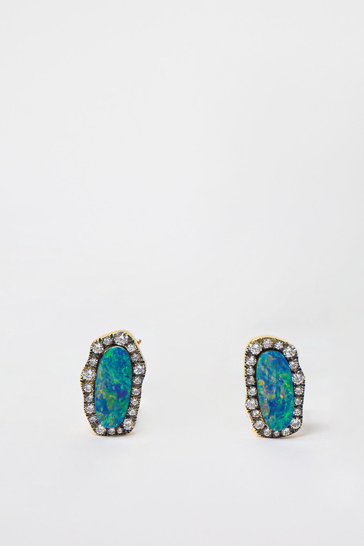 MAUD JEWELRY | OPAL & DIAMOND EARRINGS