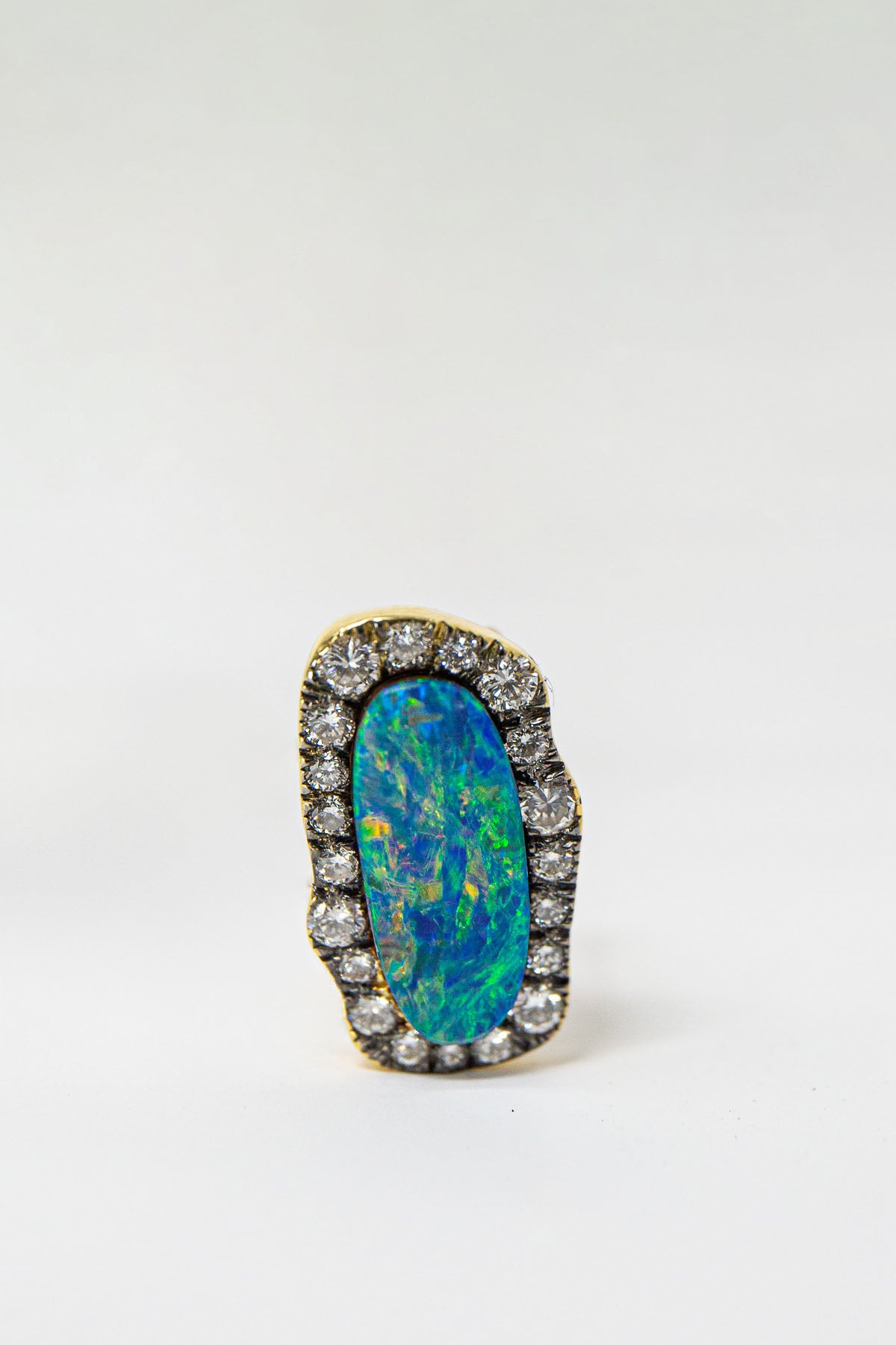 MAUD JEWELRY | OPAL & DIAMOND EARRINGS