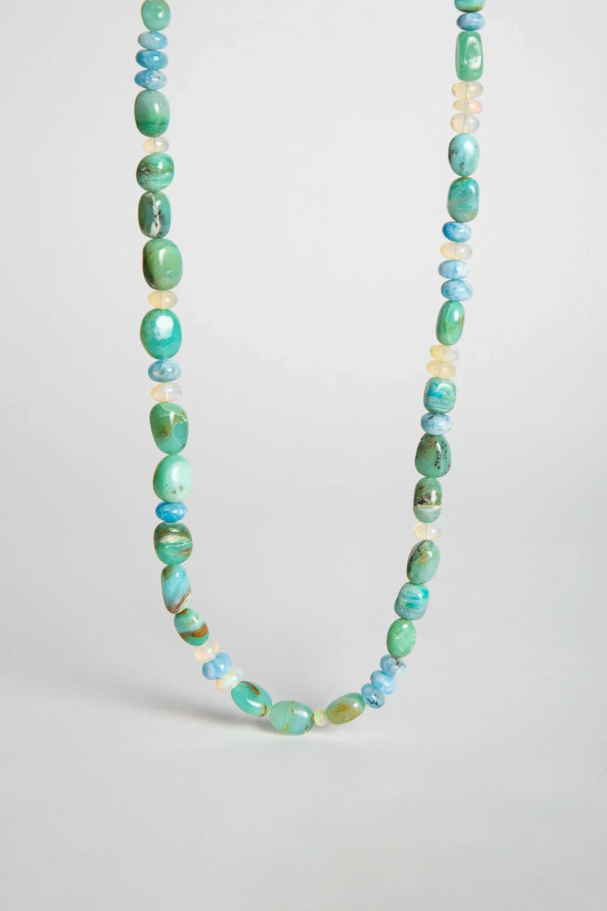 MAUD JEWELRY | MULTI OPAL & HACK BEAD NECKLACE