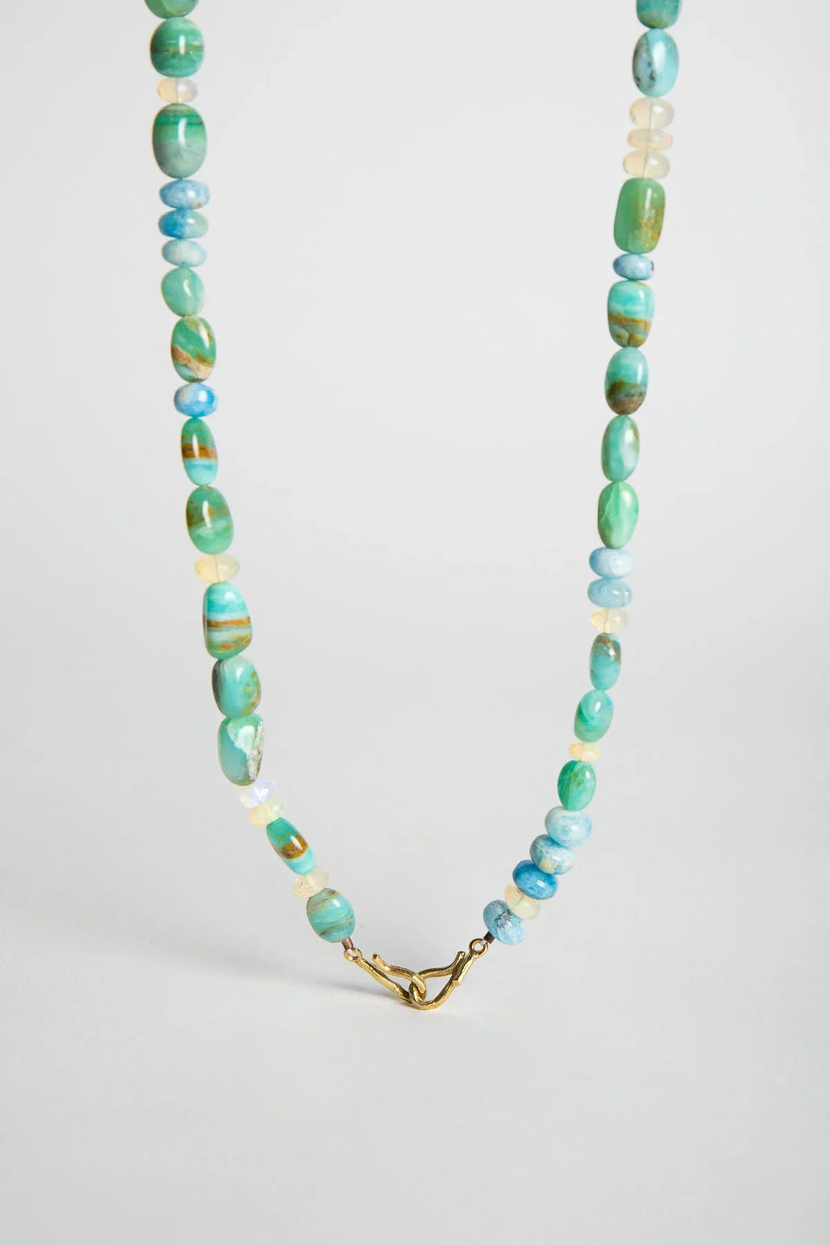 MAUD JEWELRY | MULTI OPAL & HACK BEAD NECKLACE