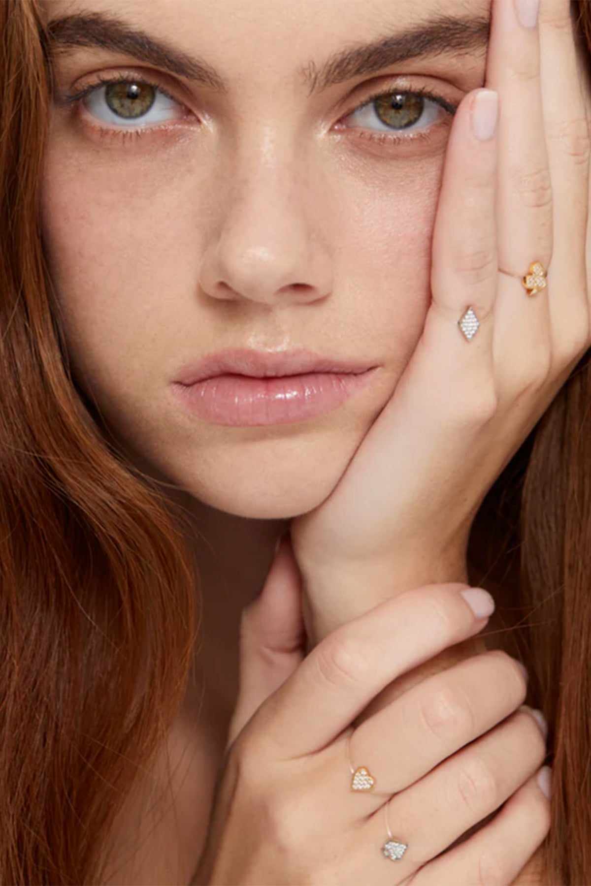 MYSTERYJOY | WHITE GOLD SMALL ÂME NYLON RING