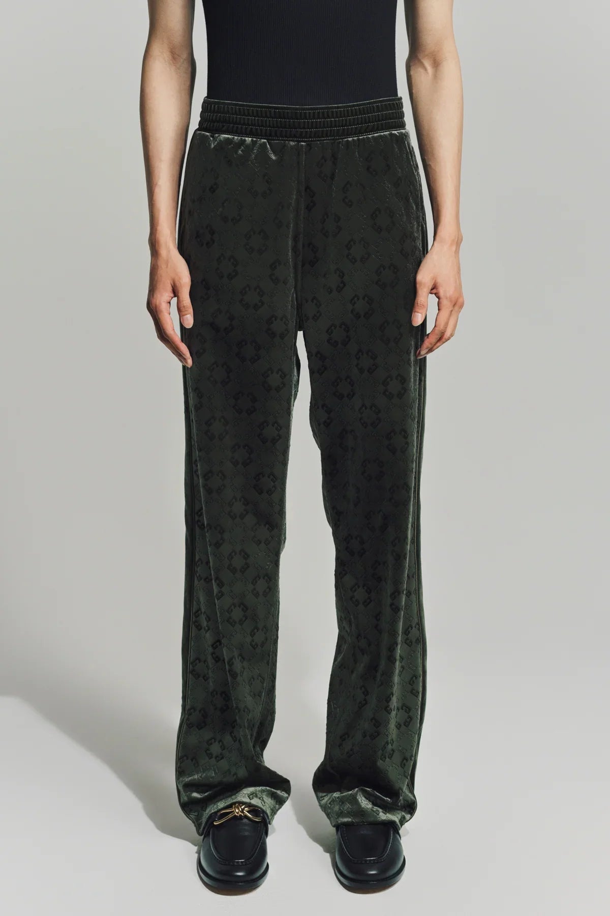 GIVENCHY | JOGGER PANTS IN MONOGRAM 72 VELVET