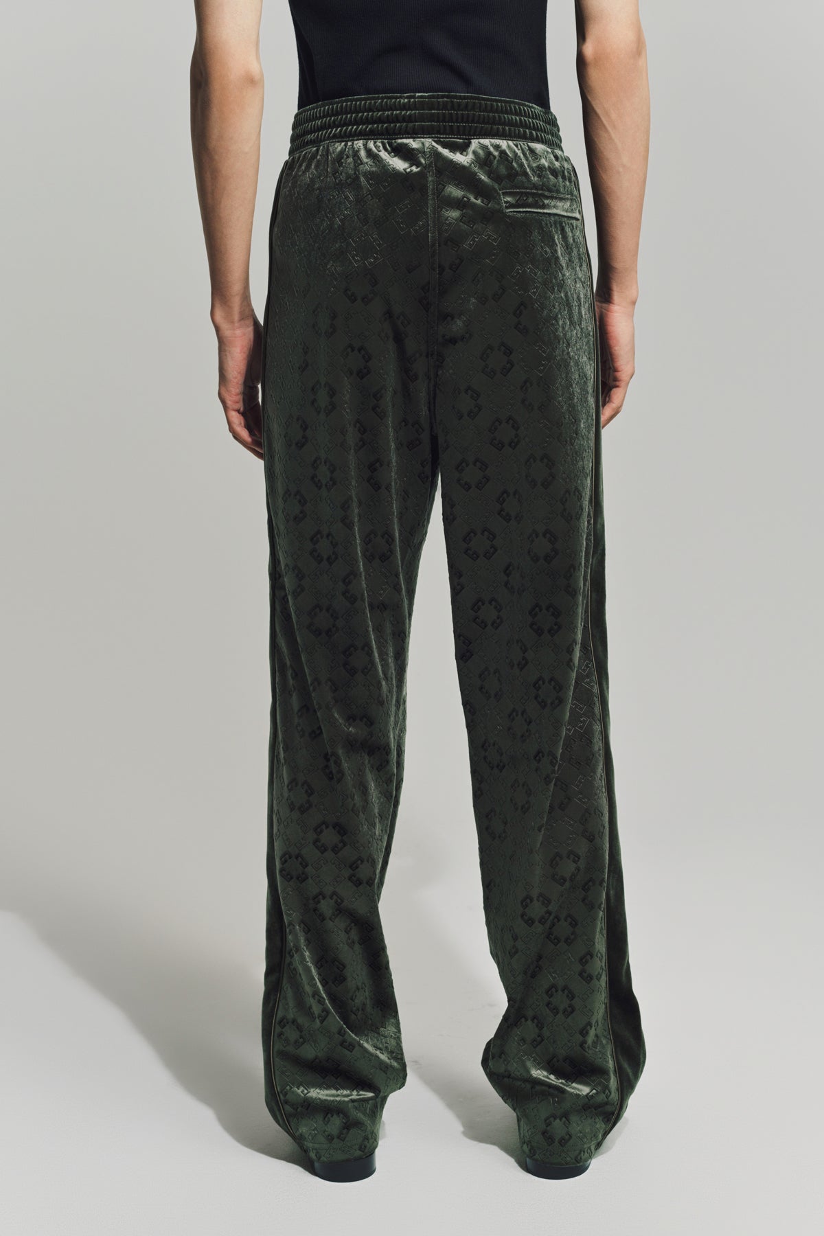 GIVENCHY | JOGGER PANTS IN MONOGRAM 72 VELVET