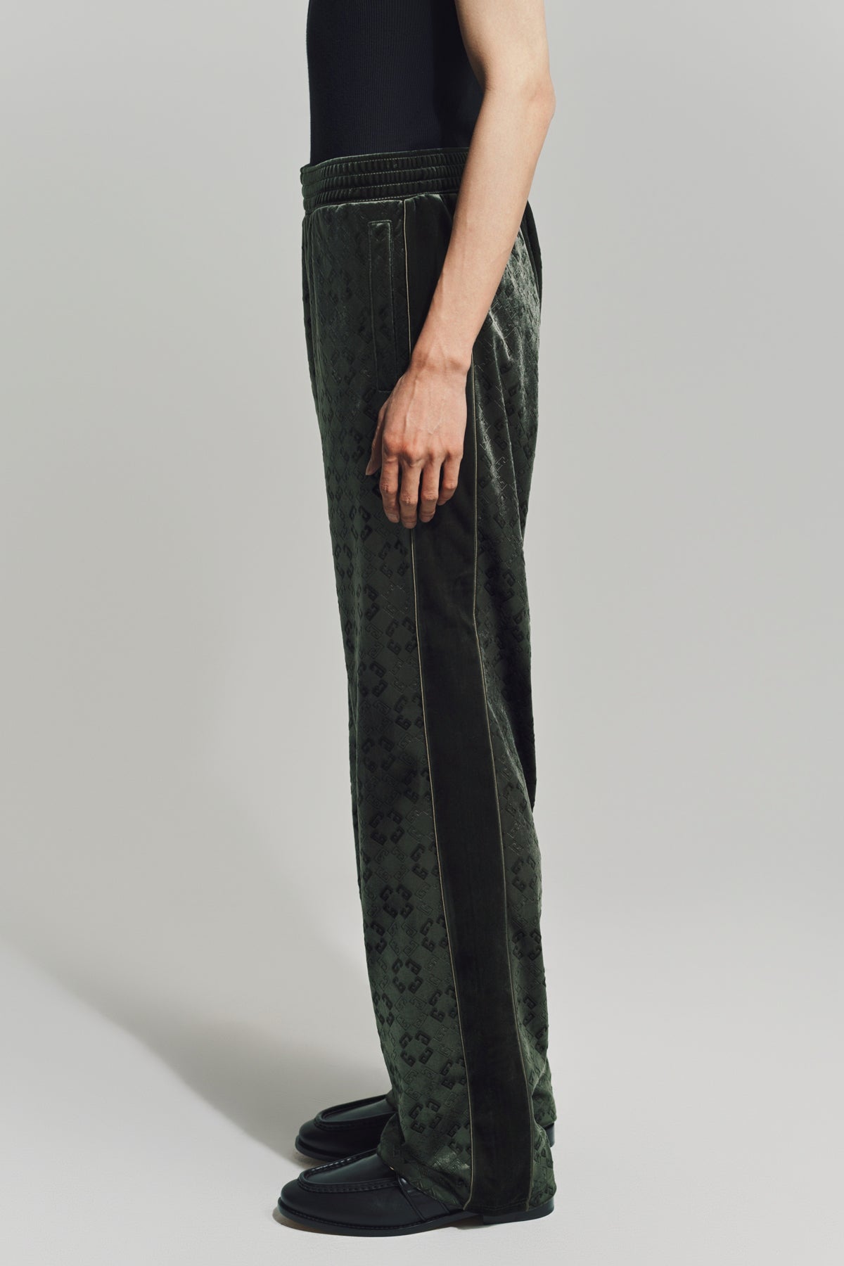 GIVENCHY | JOGGER PANTS IN MONOGRAM 72 VELVET