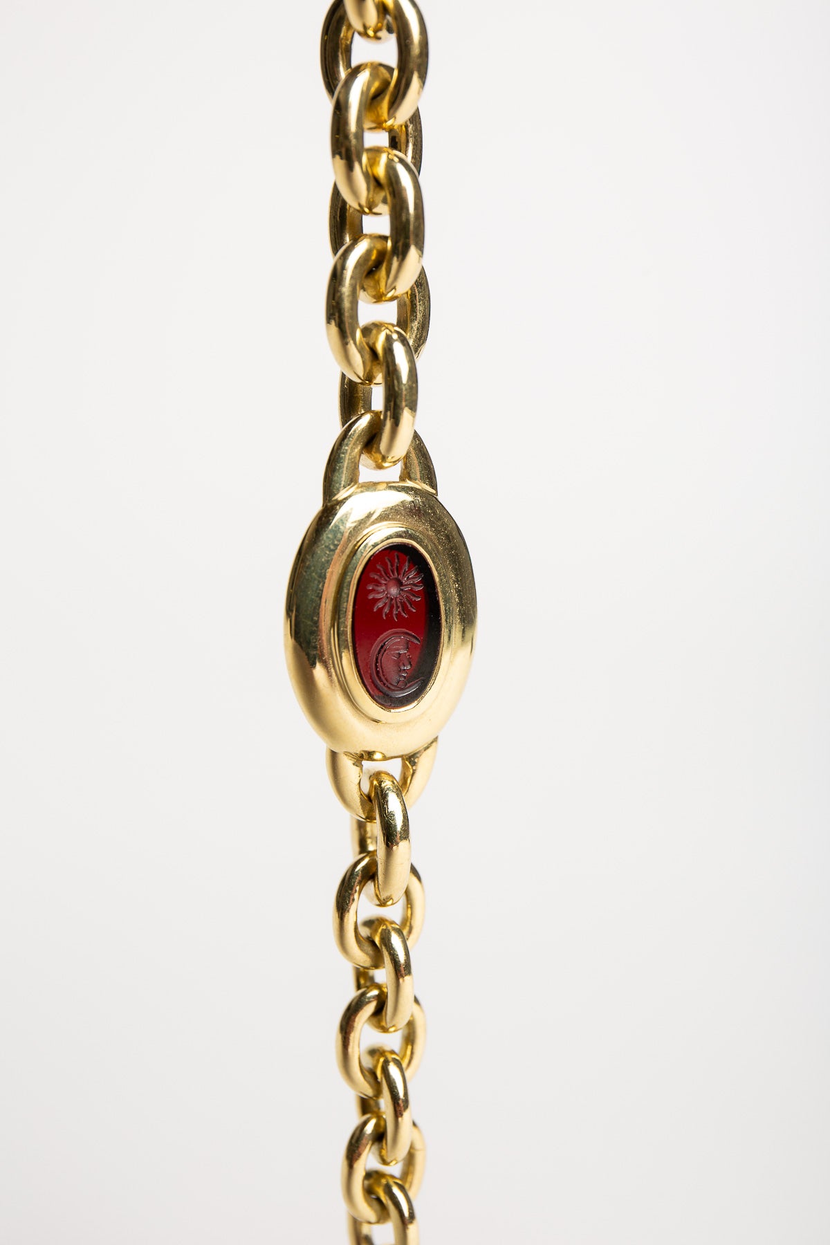 BARRY KIESELSTEIN-CORD | VINTAGE GOLD AND CARNELIAN INTAGLIO BRACELET