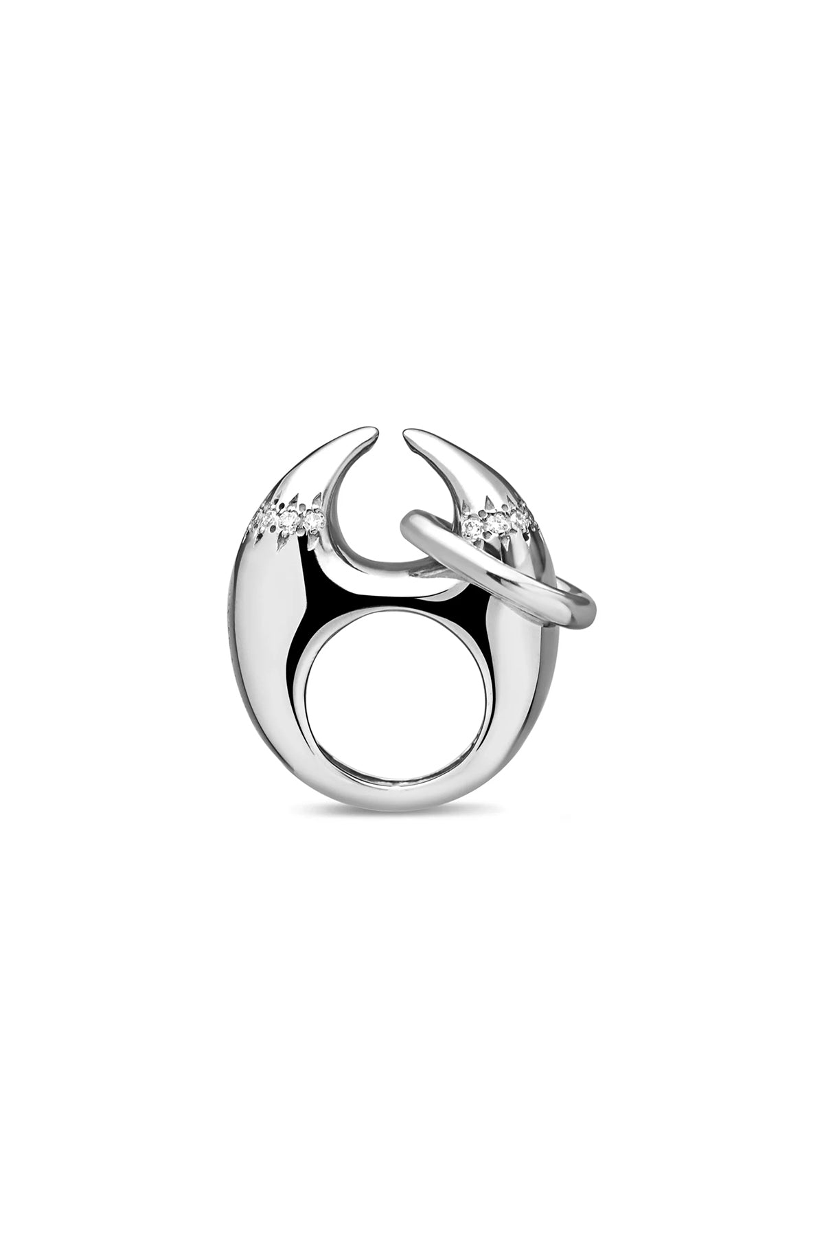 JOVANA DJURIC | HORUS DIAMOND EGO PINCHER RING - MAXFIELD LA