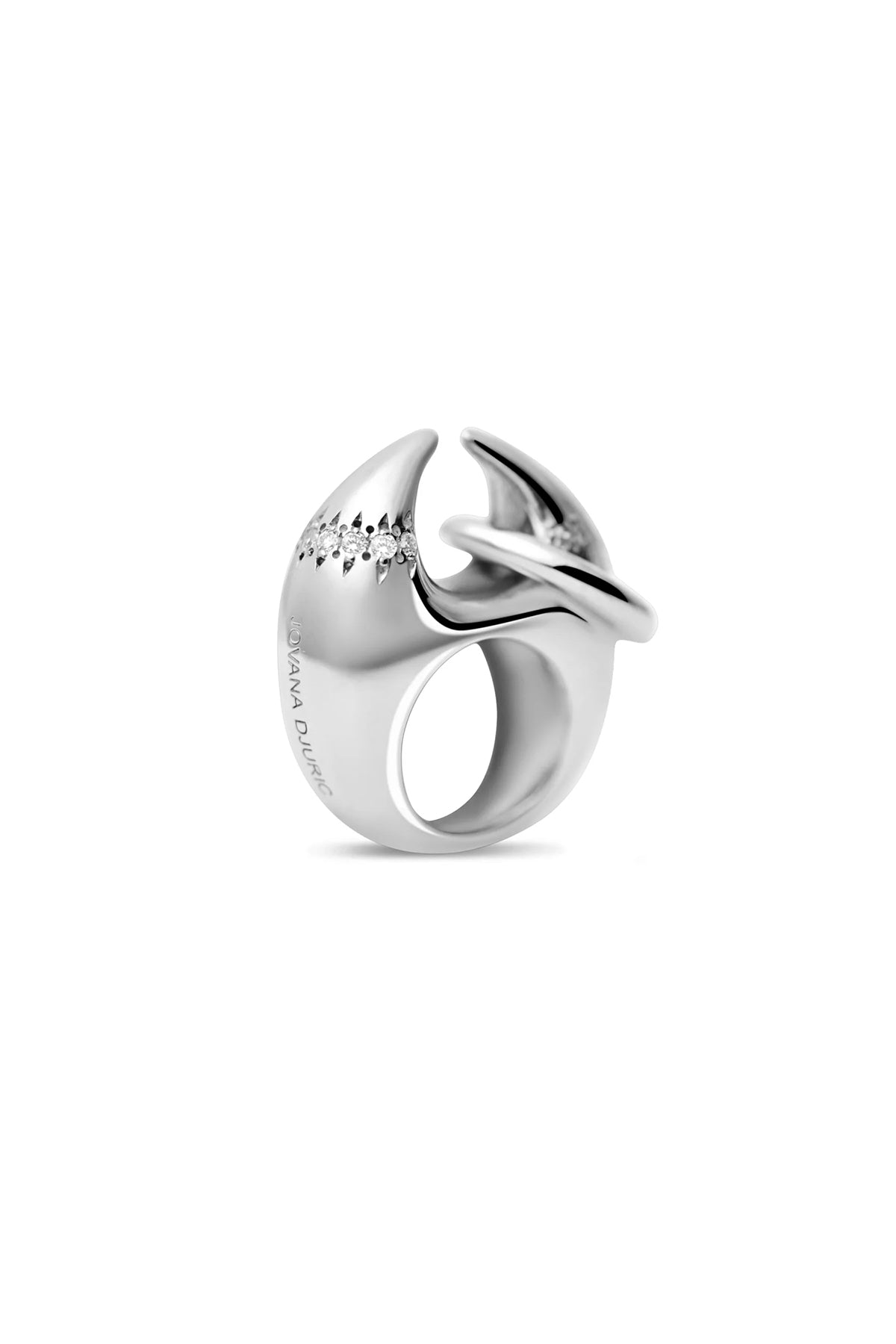 JOVANA DJURIC | HORUS DIAMOND EGO PINCHER RING - MAXFIELD LA