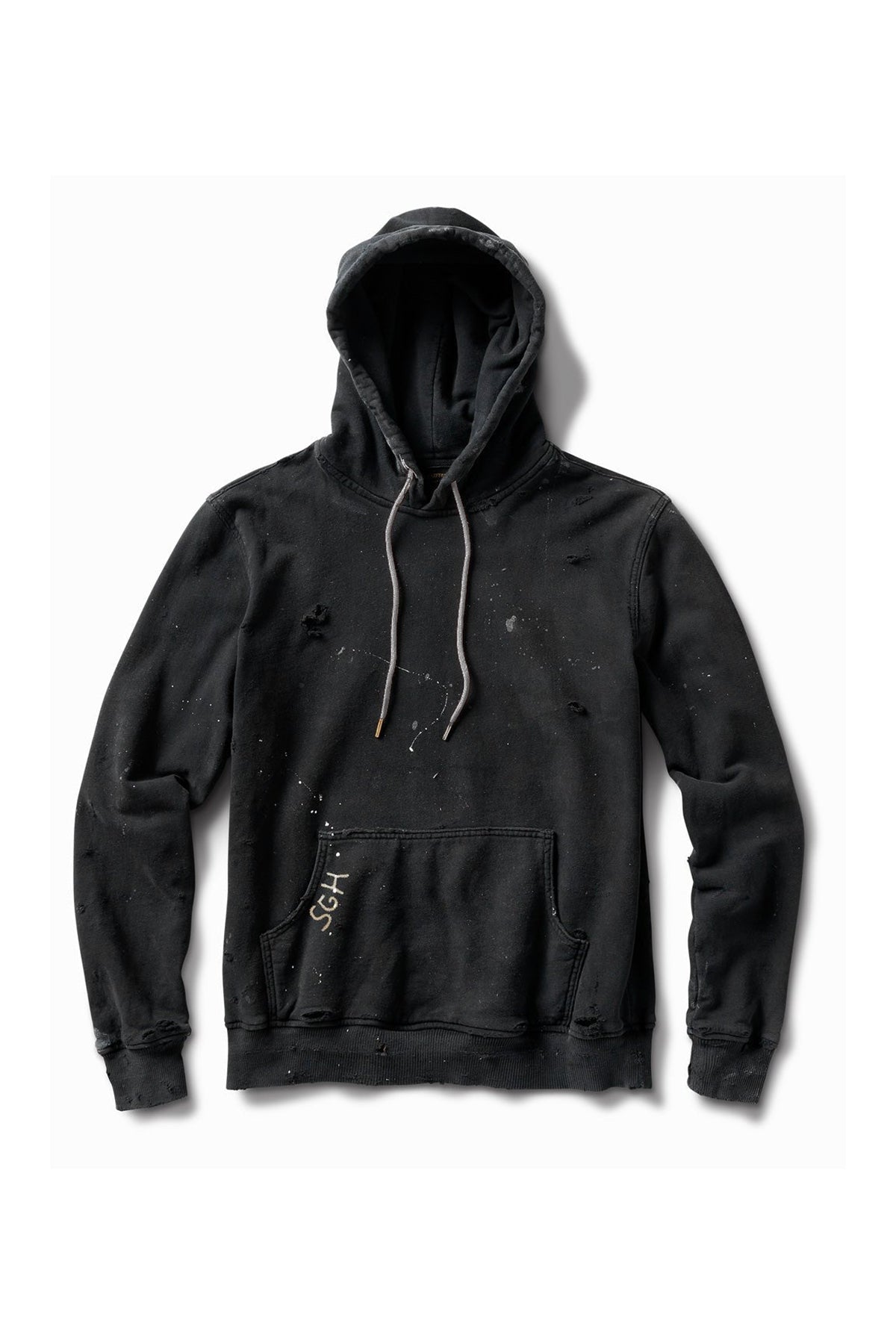 SCHAEFFER'S GARMENT HOTEL | ARTIST DISTRESSED FRENCH TERRY HOODIE - MAXFIELD LA