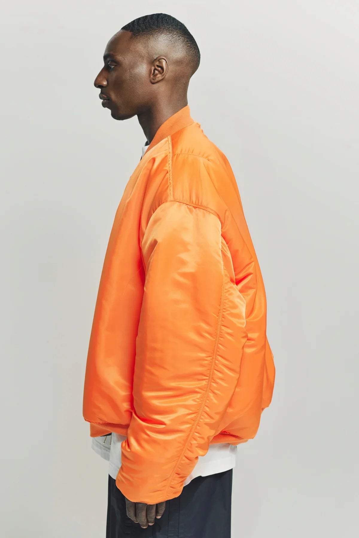 VETEMENTS | OVERSIZE LEATHER BOMBER JACKET