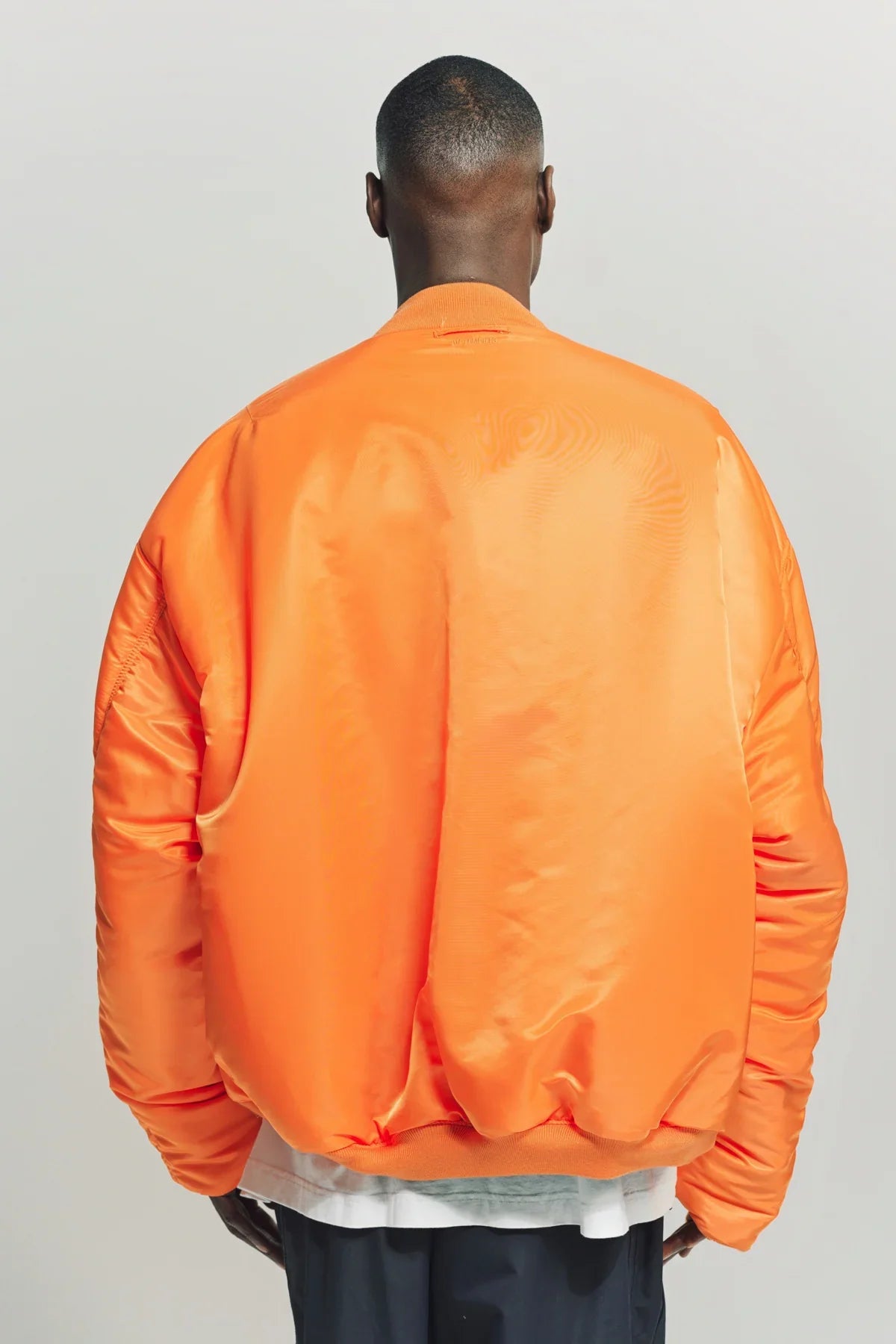 VETEMENTS | OVERSIZE LEATHER BOMBER JACKET