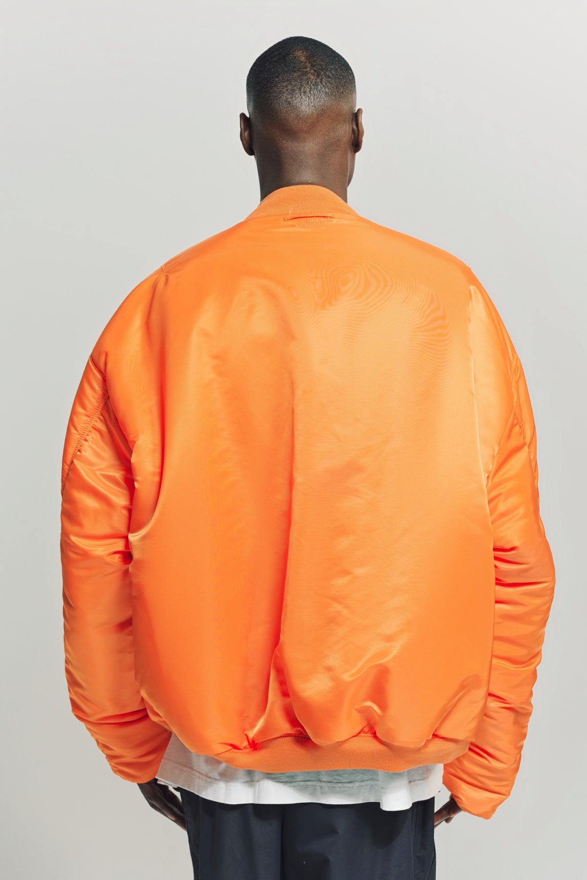 VETEMENTS | OVERSIZE LEATHER BOMBER JACKET