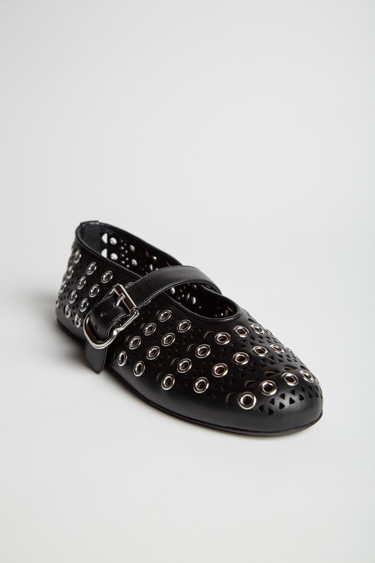 ALAÏA | RIVET BALLET FLATS