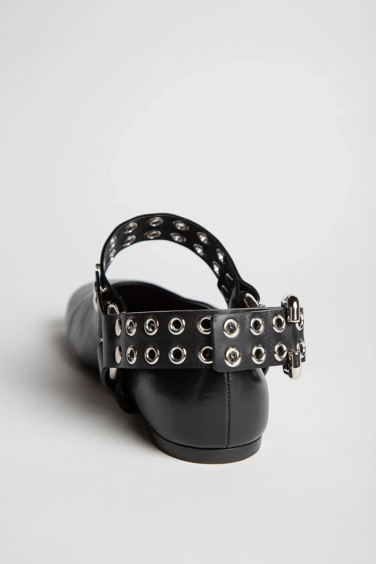 ALAÏA | SQUARE BIKER BALLET FLATS