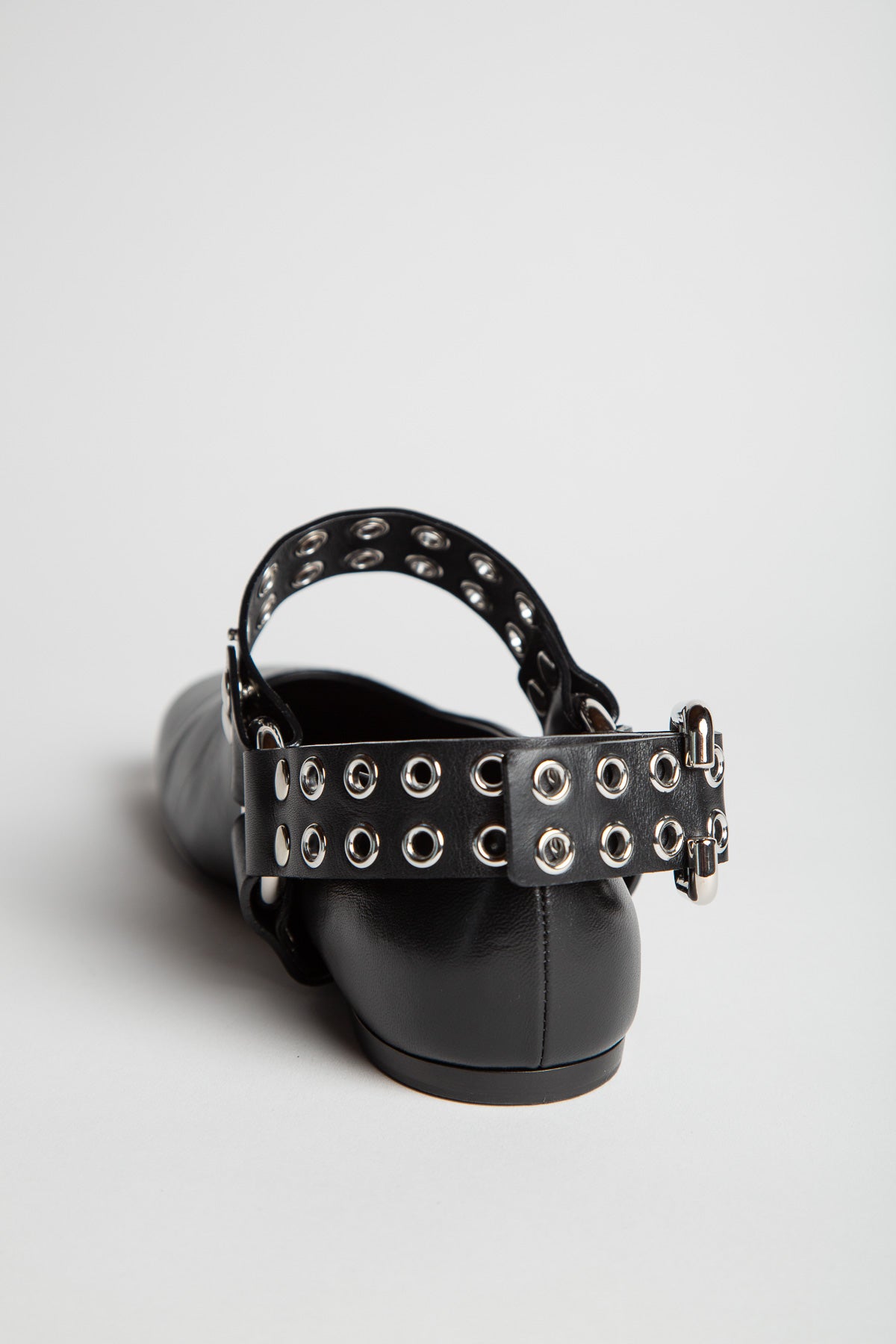 ALAÏA | SQUARE BIKER BALLET FLATS