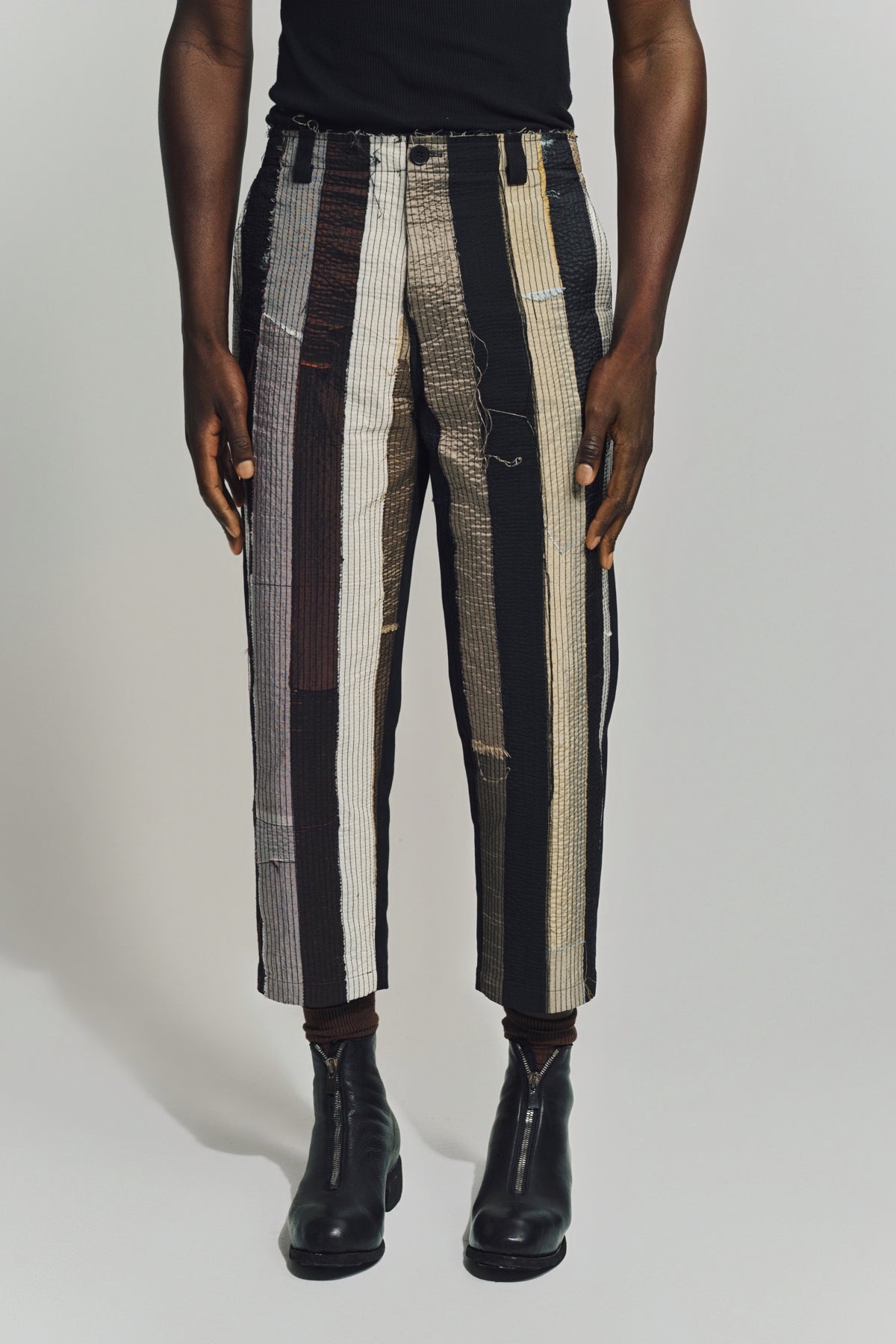 AUBERO | OFF-CUTS STRIPE PANTS
