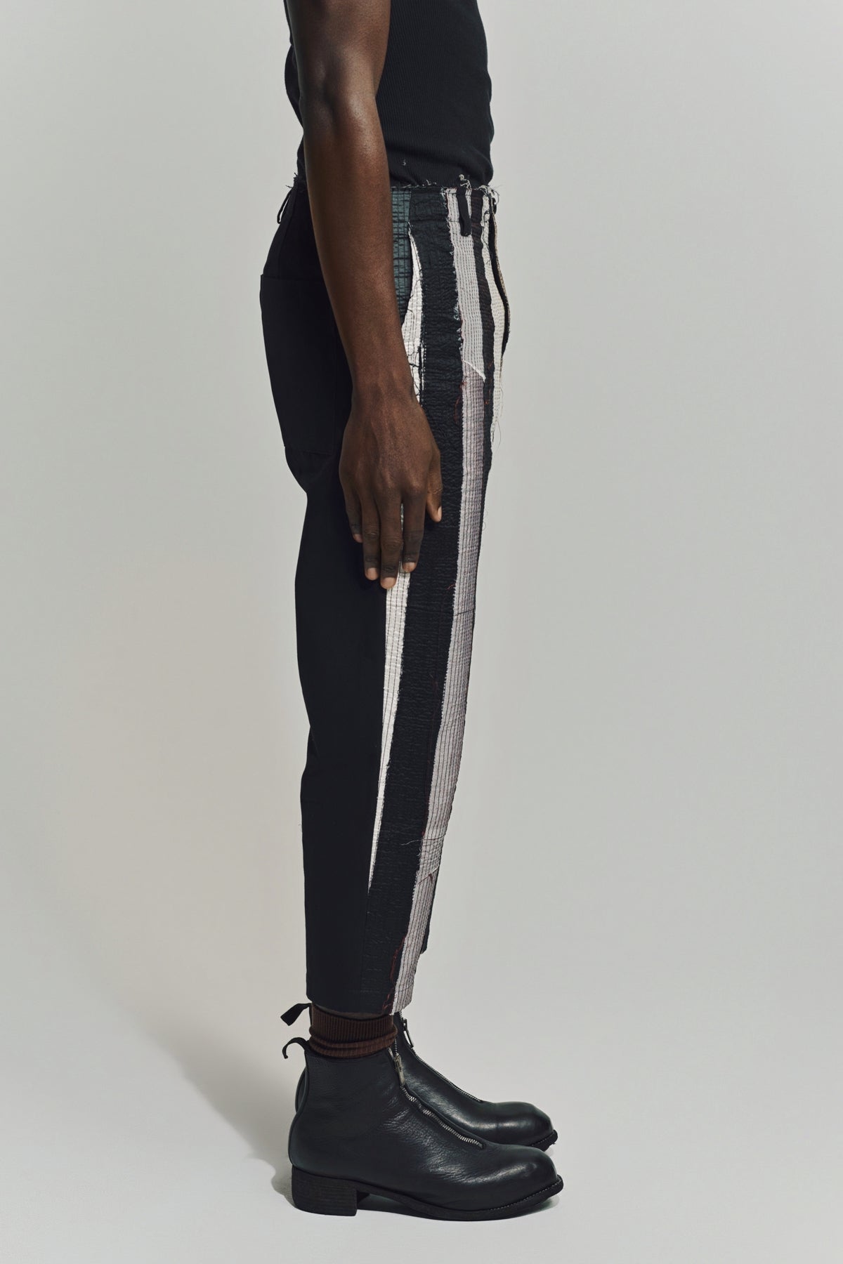 AUBERO | OFF-CUTS STRIPE PANTS