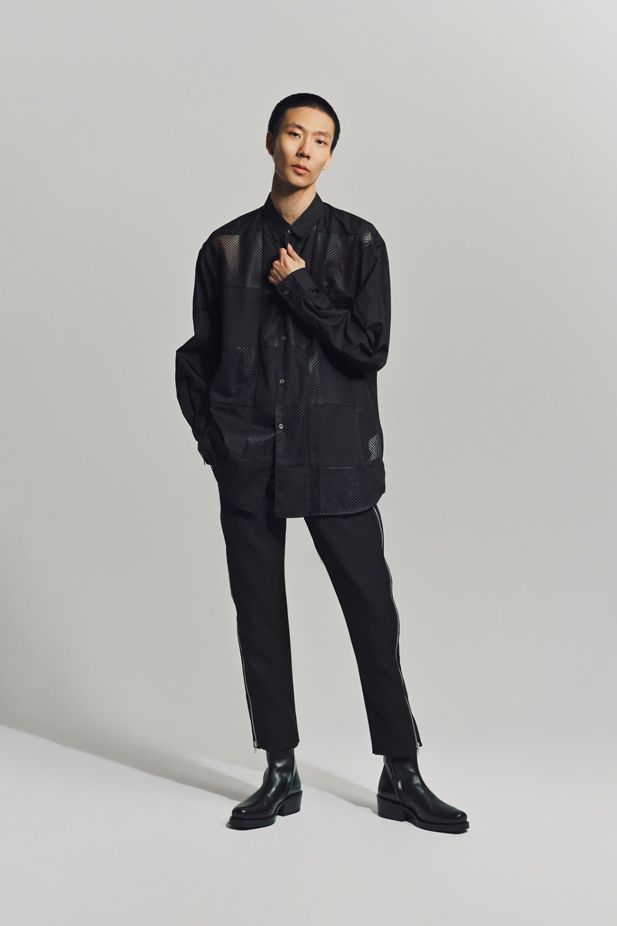 COMME DES GARCONS HOMME PLUS | WOOL TWILL PANTS