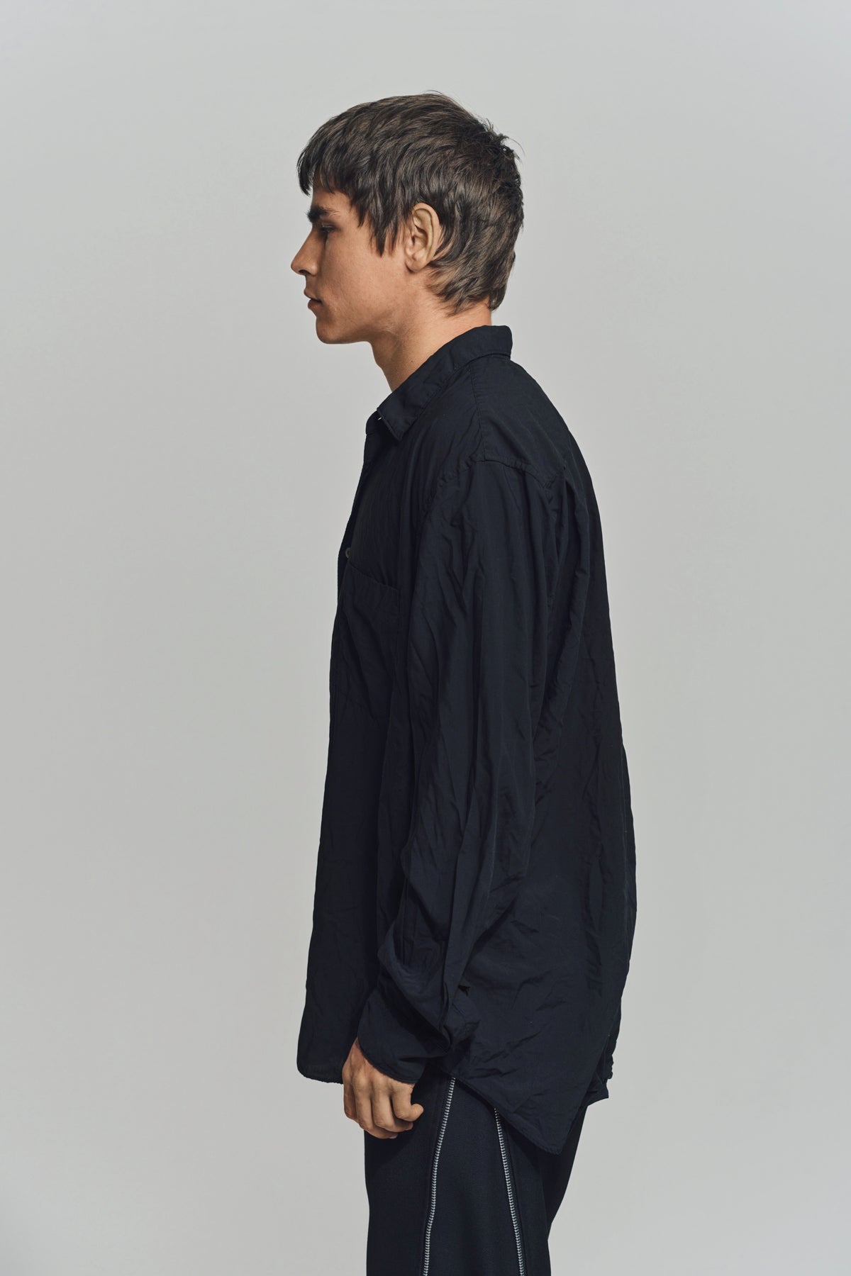 COMME DES GARCONS HOMME PLUS | POLY BROAD LONG SLEEVE SHIRT