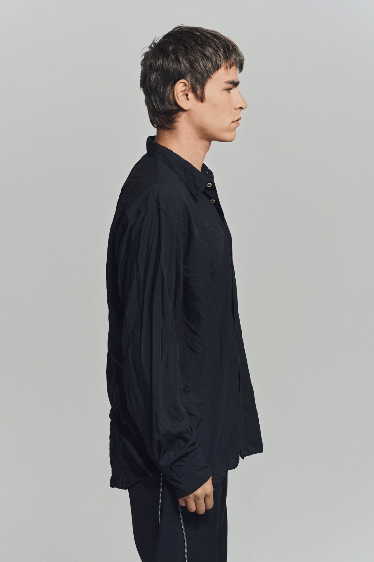 COMME DES GARCONS HOMME PLUS | POLY BROAD LONG SLEEVE SHIRT