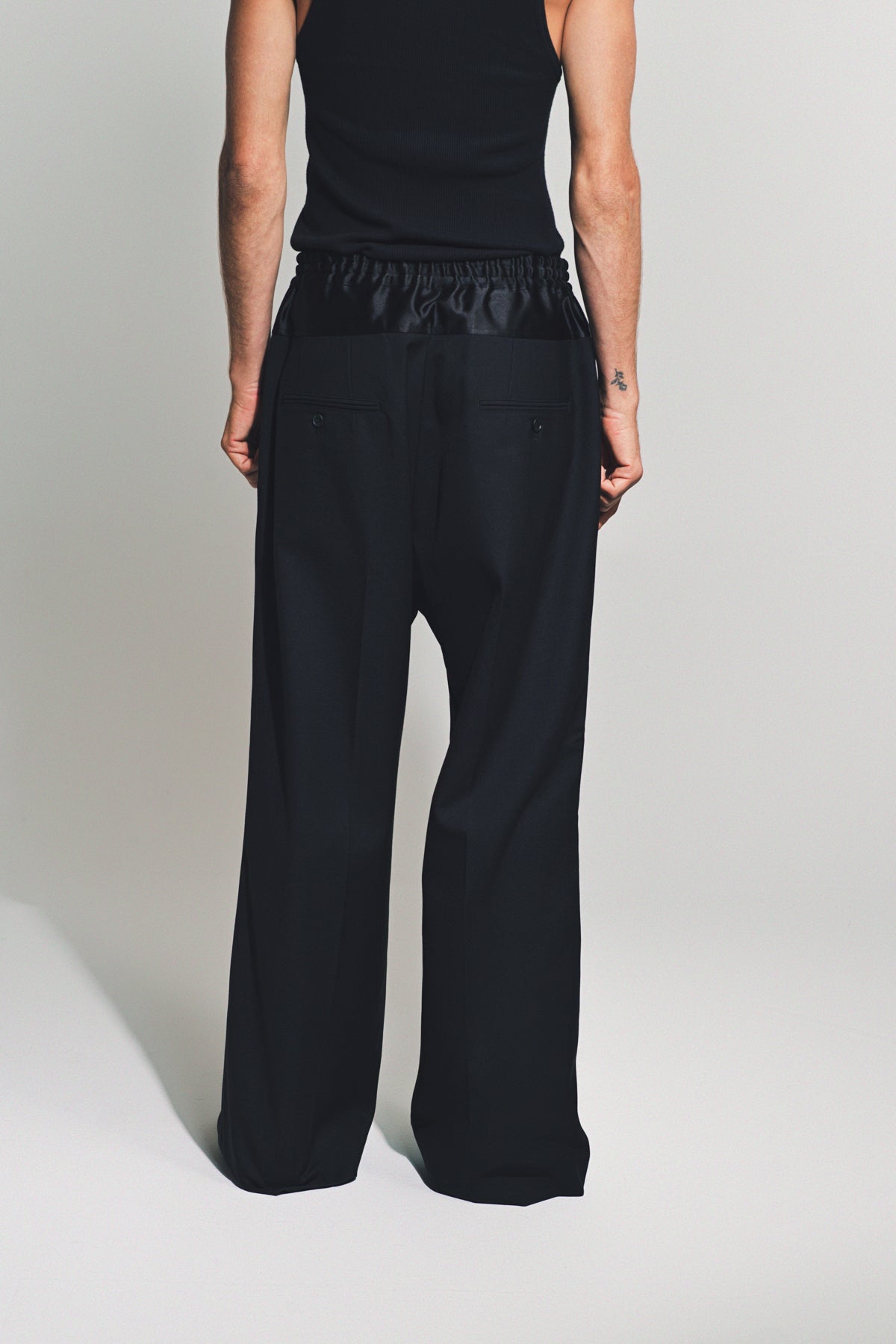 JUNYA WATANABE | DENIM POLYESTER DOUBLE PANTS