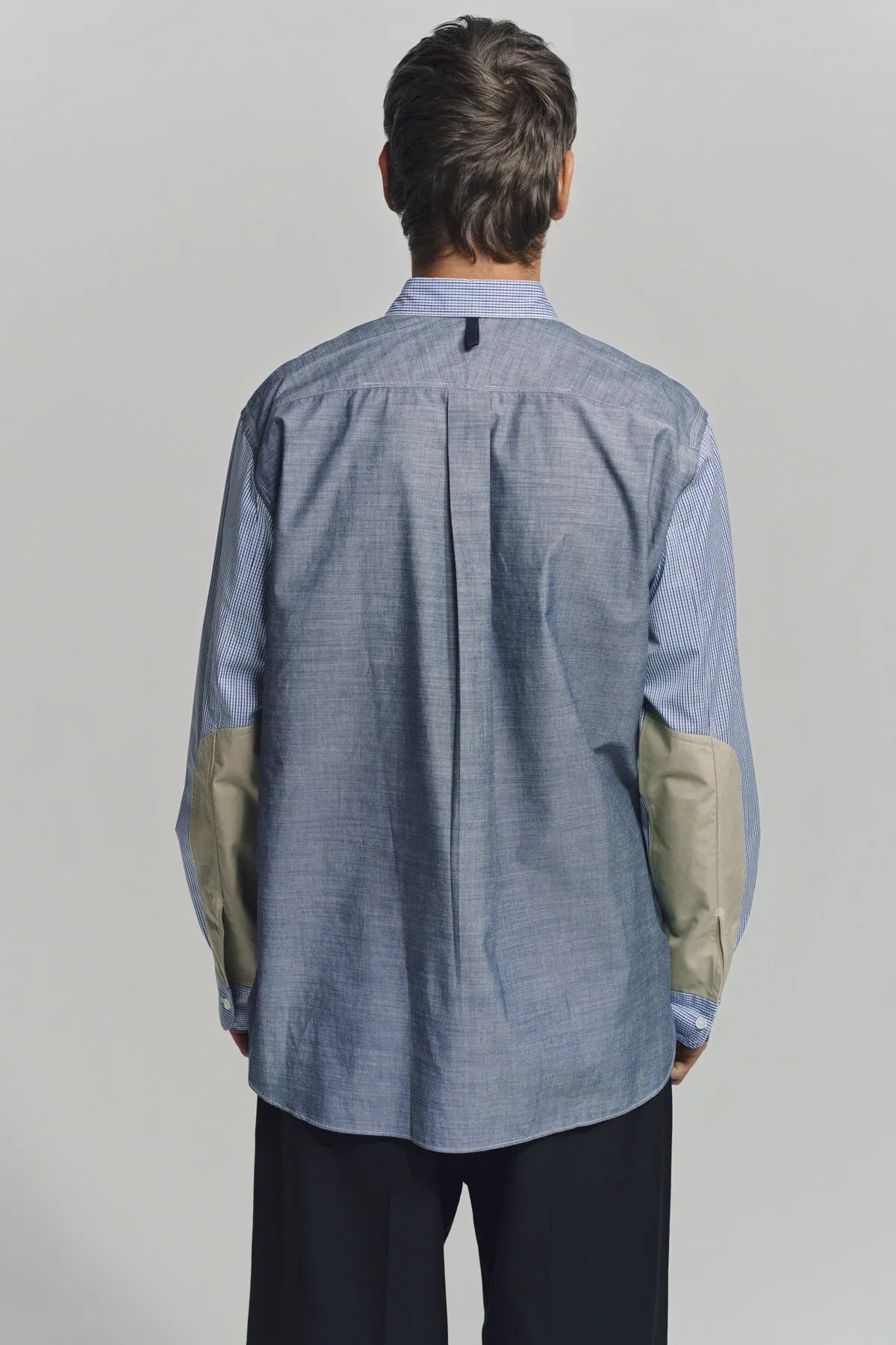 JUNYA WATANABE | CHECK CHAMBRAY LONG SLEEVE SHIRT