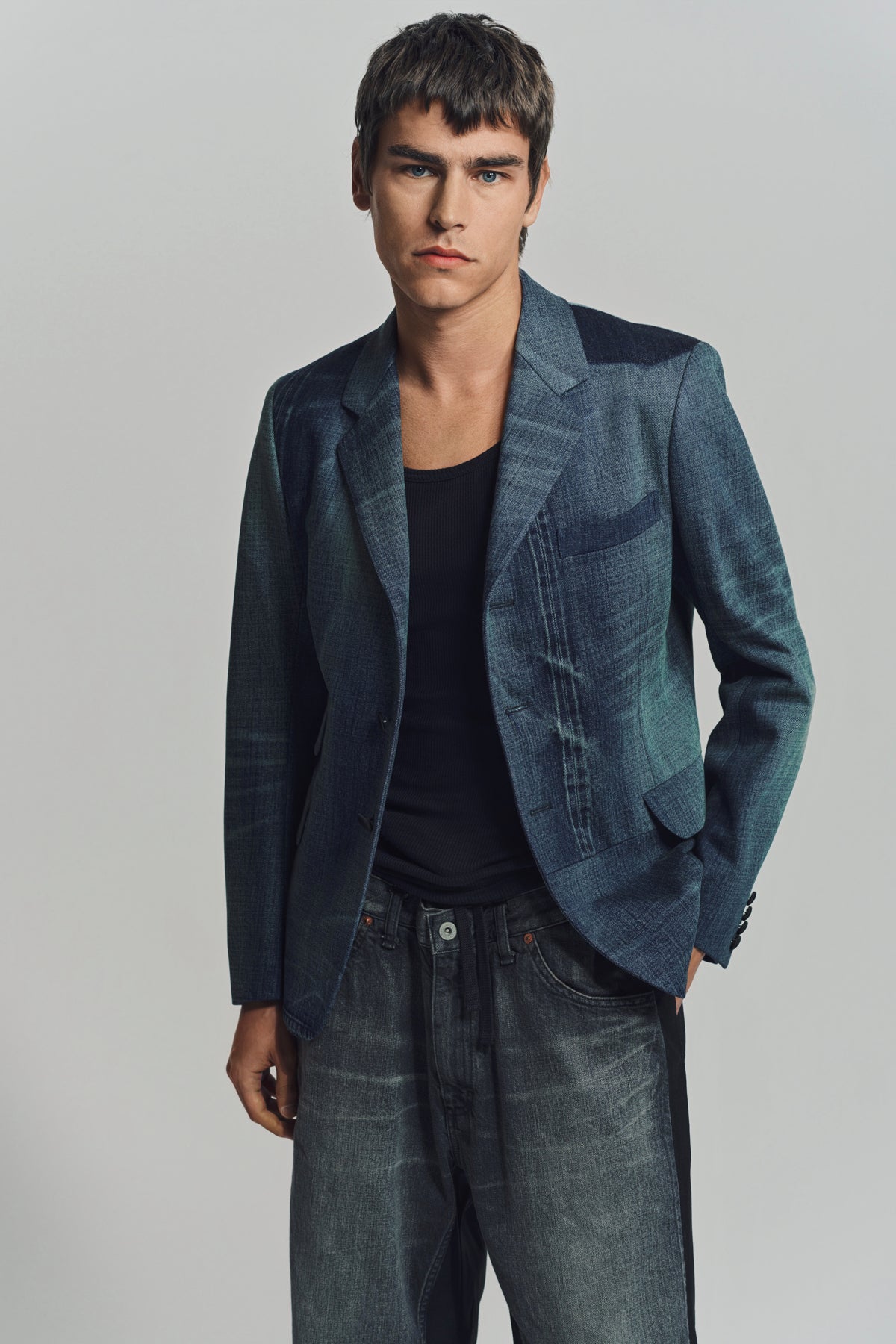 JUNYA WATANABE | DENIM BLAZER - MAXFIELD LA