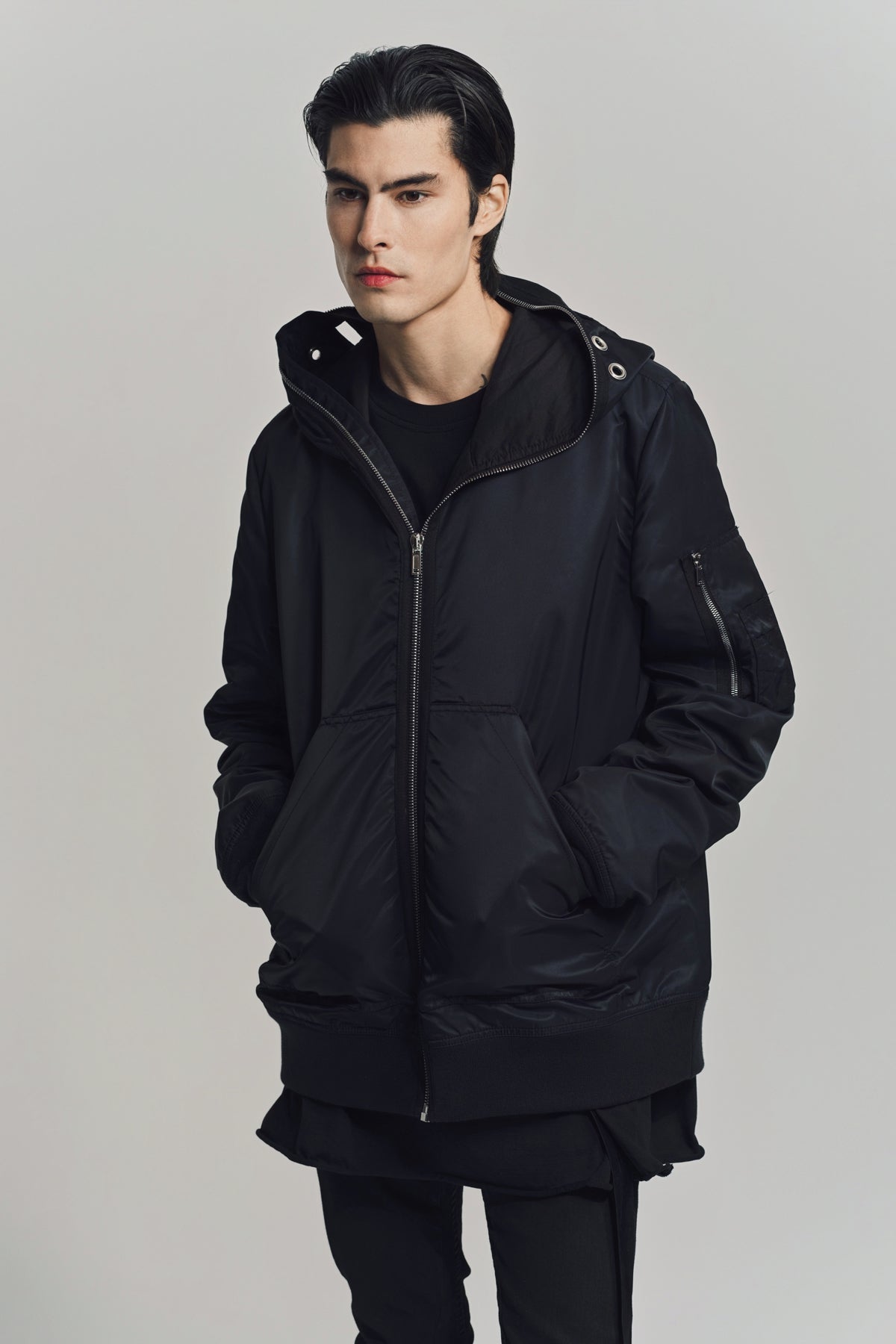 RICK OWENS DRKSHDW | GIMP FLIGHT BOMBER JACKET - MAXFIELD LA