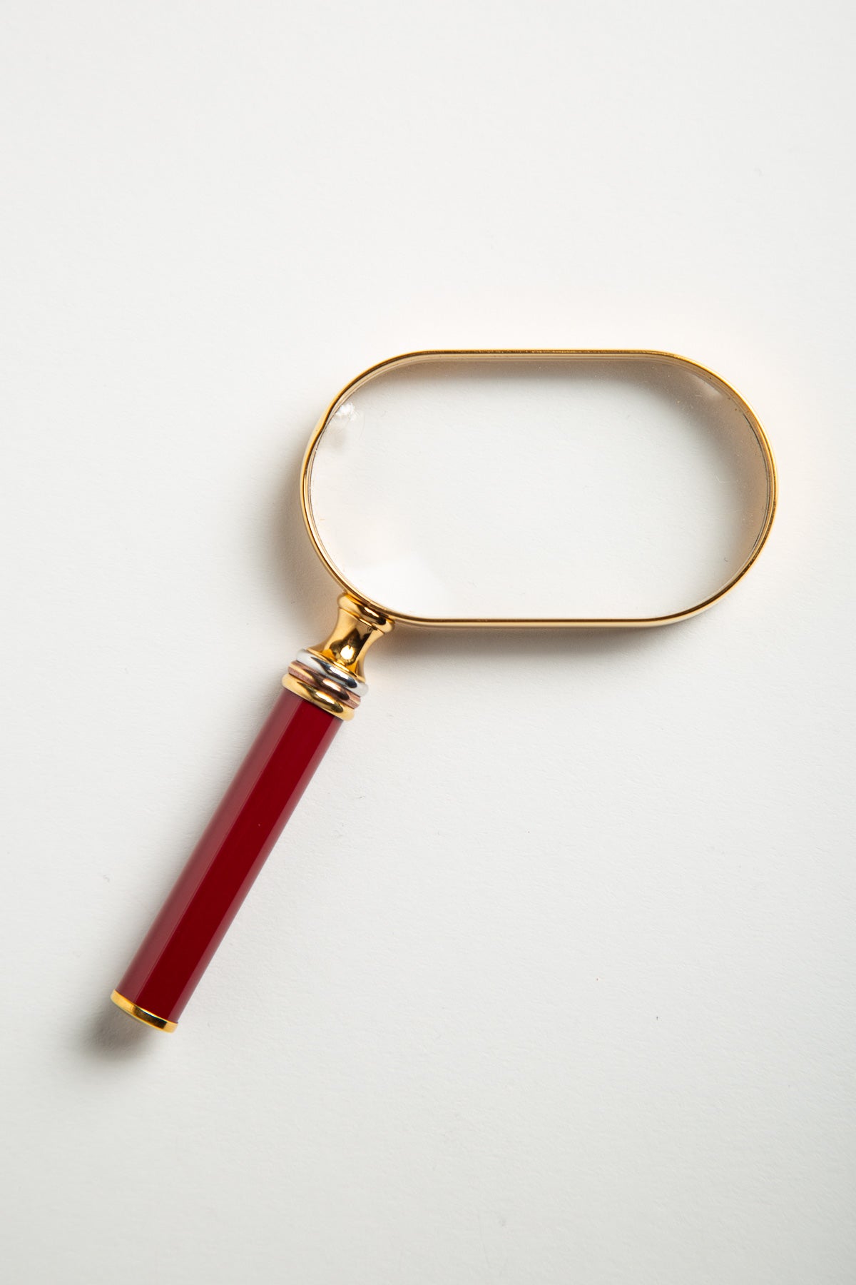 CARTIER | 1985 ENAMELED METAL MAGNIFYING GLASS