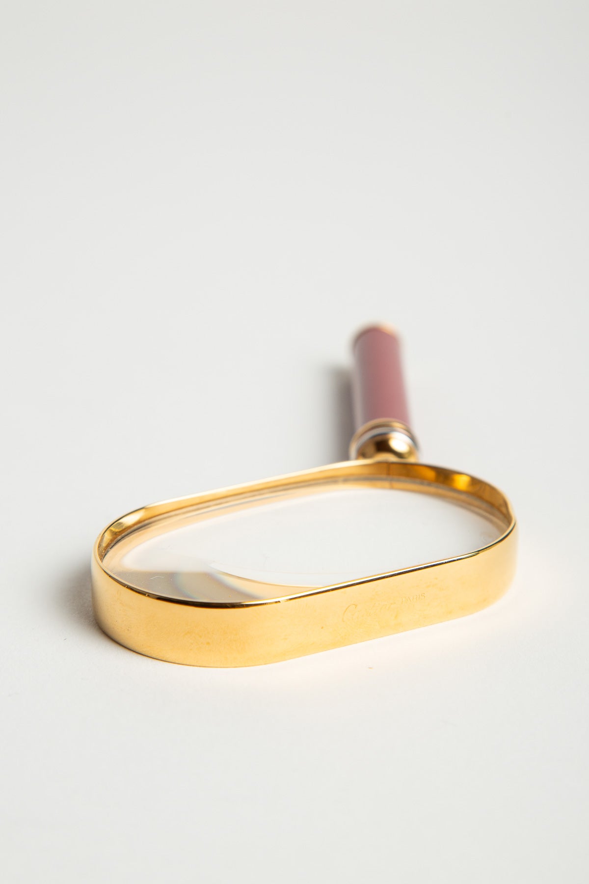 CARTIER | 1985 ENAMELED METAL MAGNIFYING GLASS