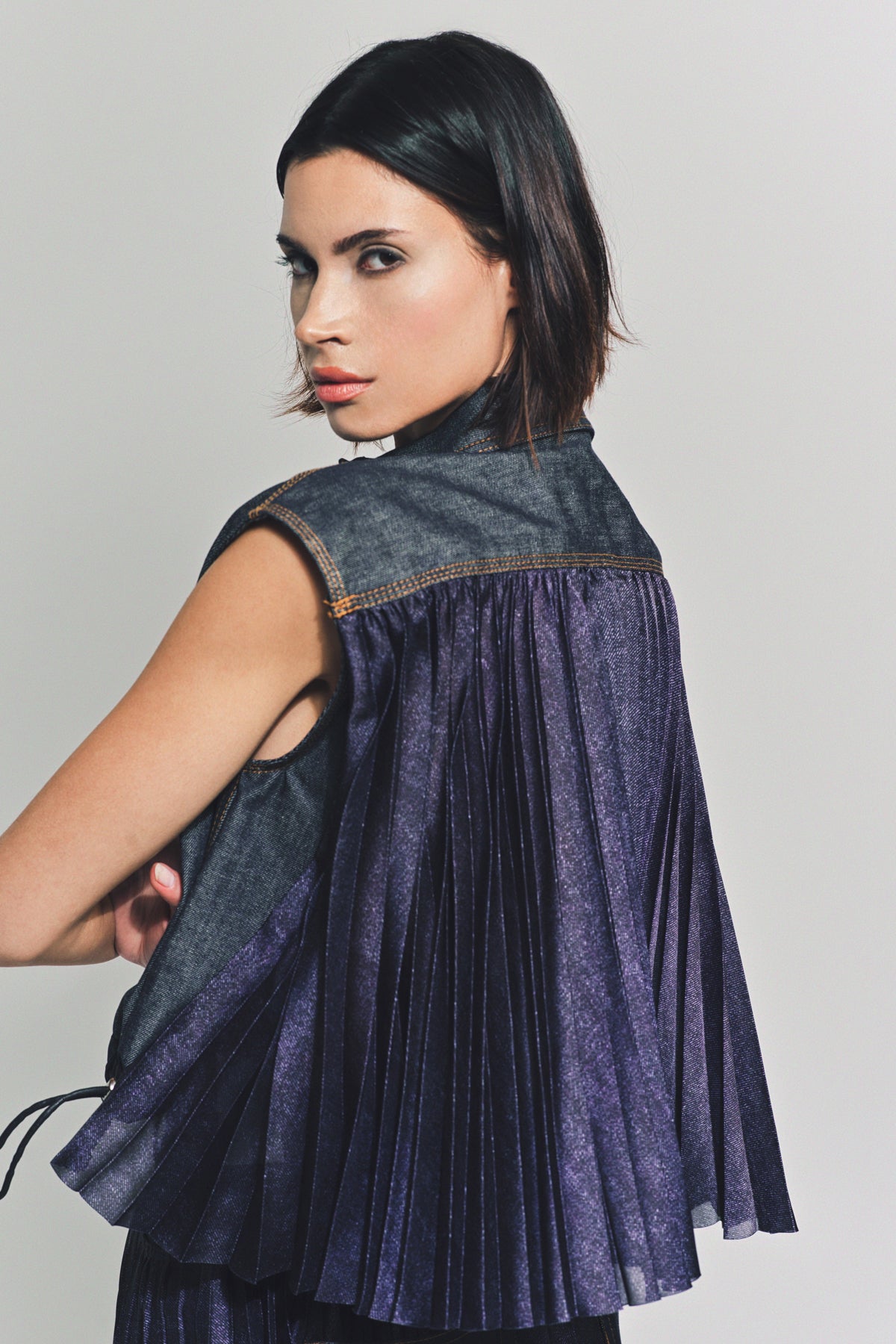 SACAI | DENIM MIX SHIRT